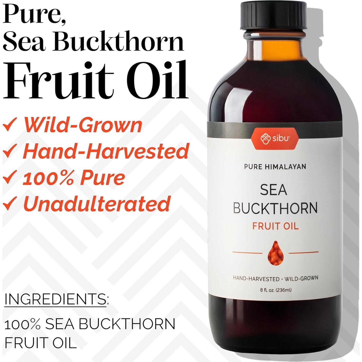 Aceite de Espino del Mar Sibu 60 ml - Omega 7 Orgánico