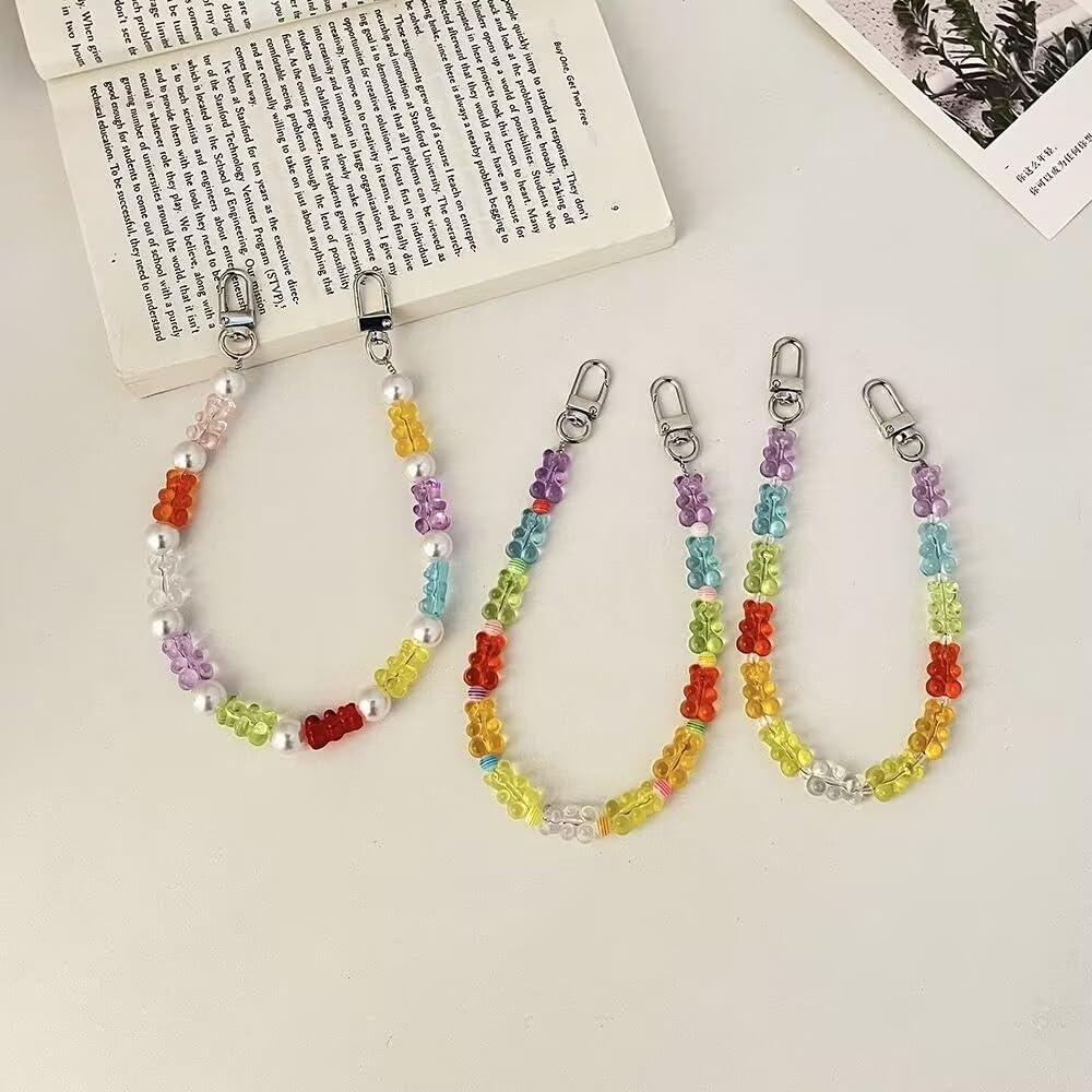 200 Perlas Acrílicas Transparentes Ositos BERMRO 1.2cm DIY