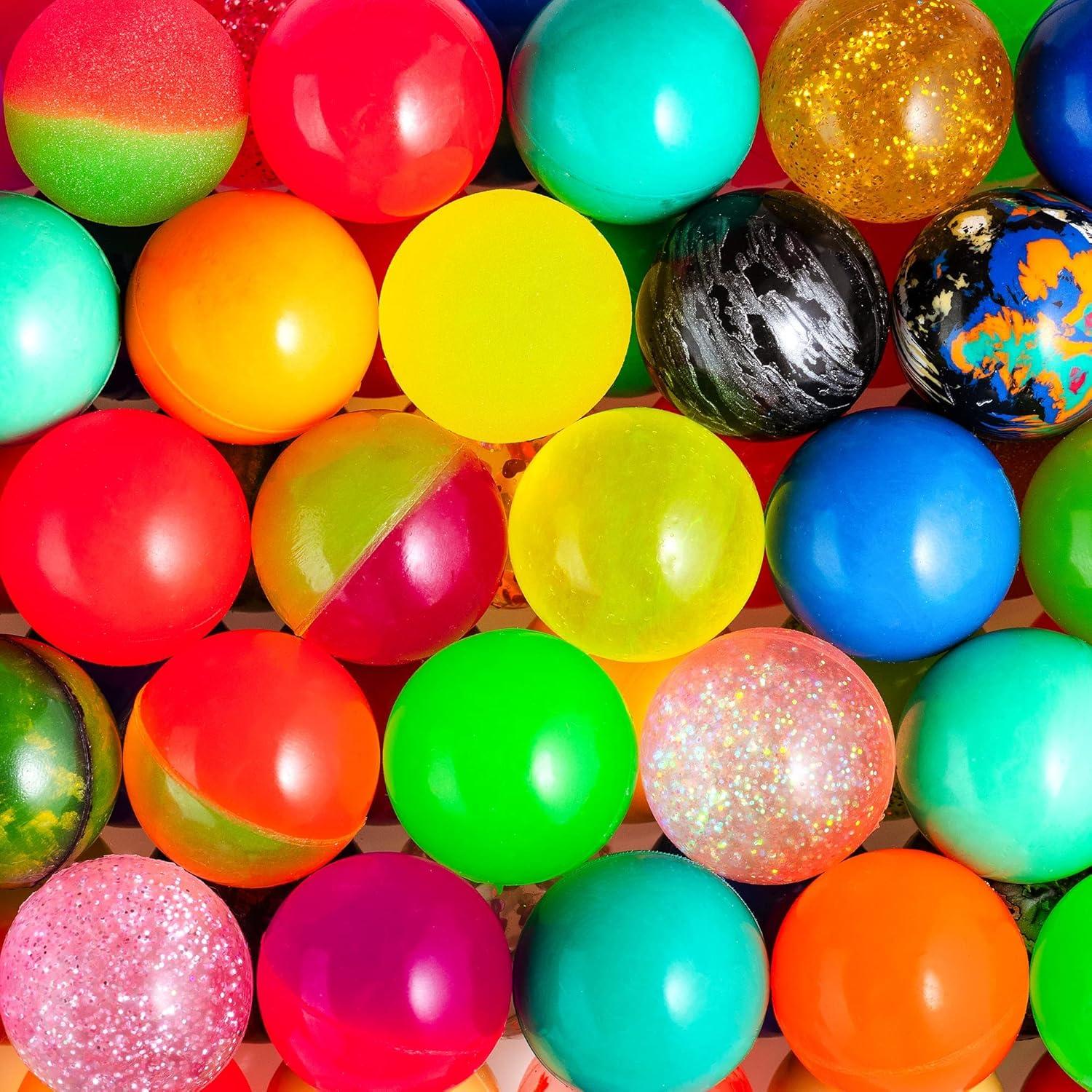 Paquete de 25 Pelotas Rebotadoras Entervending 25mm para Niños