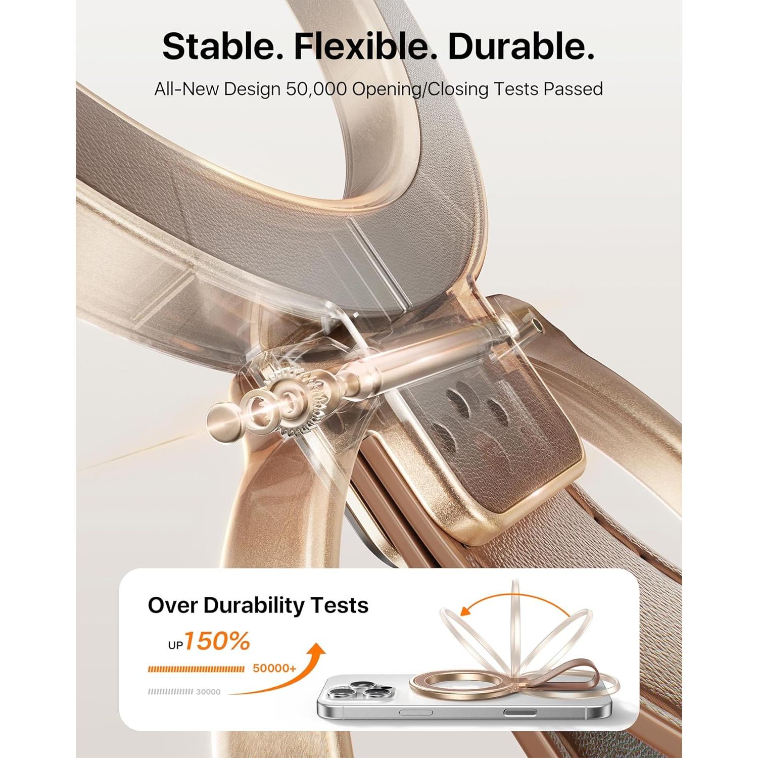 Soporte Magnético de Cuero Andobil MagSafe Ajustable 360°