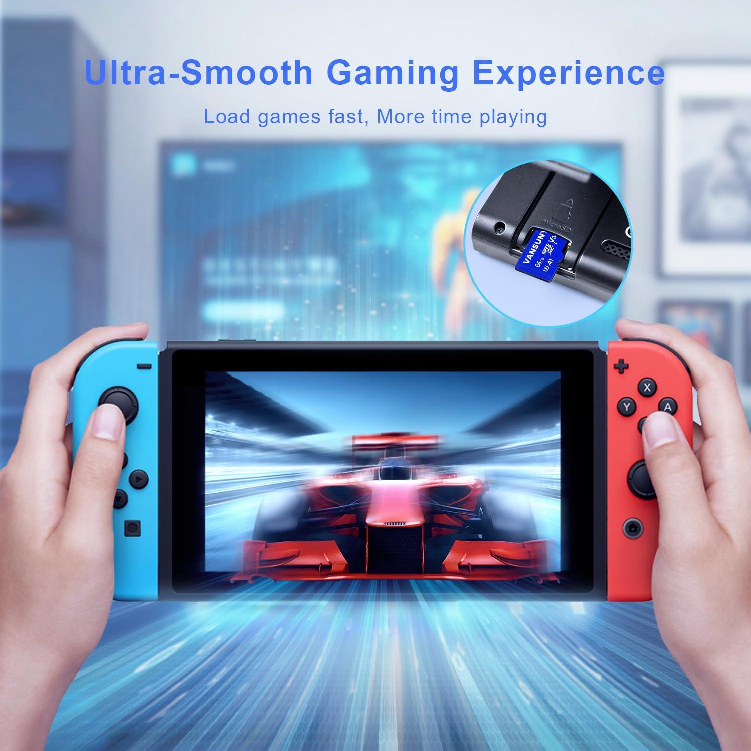 Tarjeta Micro SD 64GB Vansuny microSDXC UHS-I V30 A1 4K