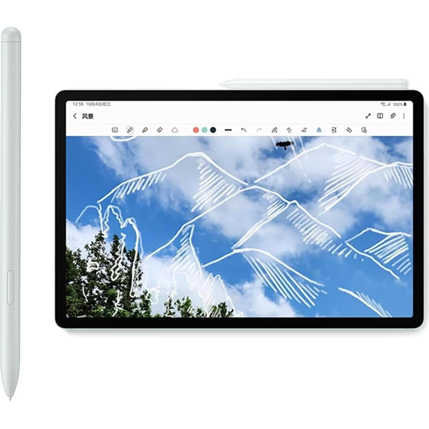 2 Stylus Pen Galaxy Tab S9 FE Anglepingping Verde