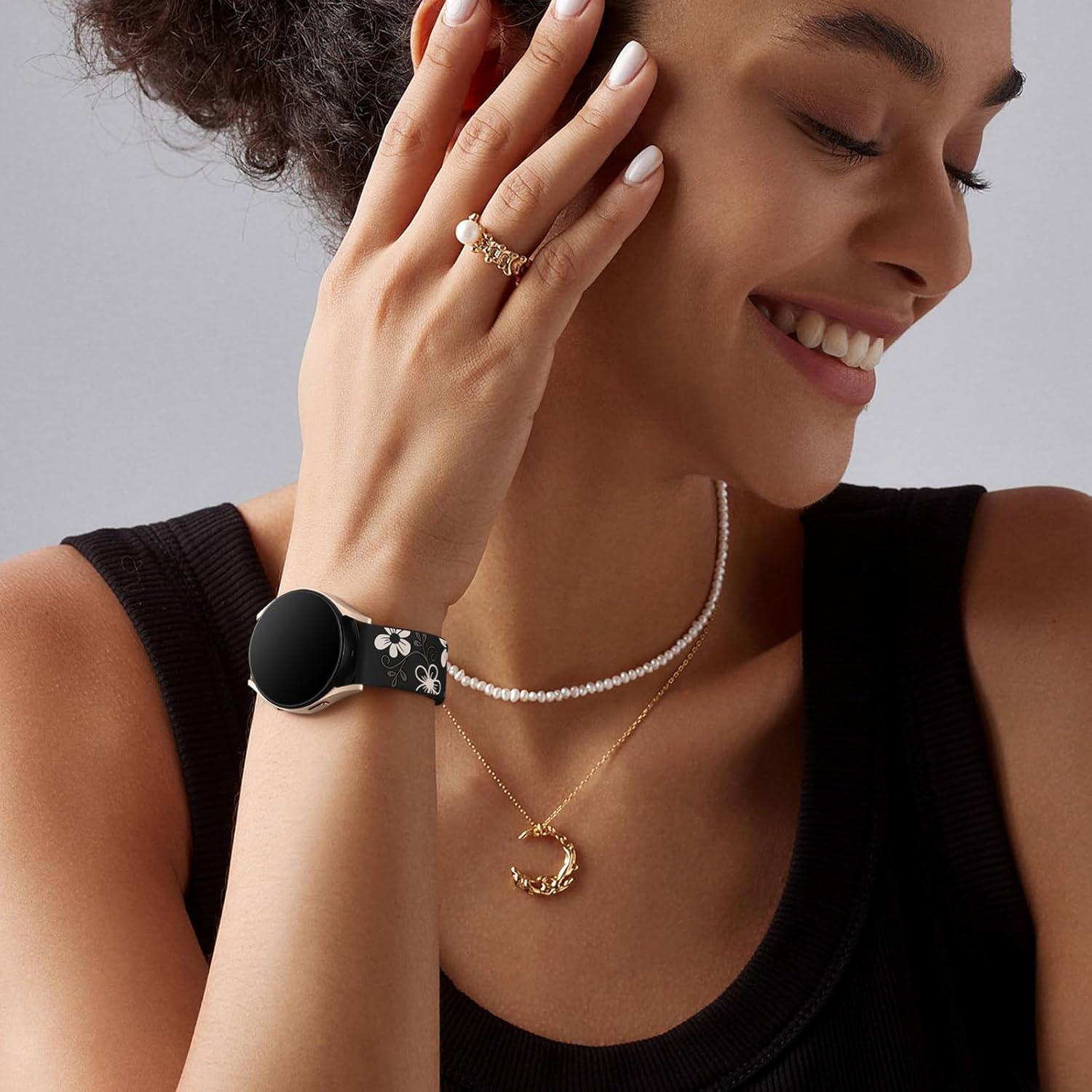 Banda Floral Witzon para Samsung Galaxy Watch 7 20mm - Accesorios Elegantes