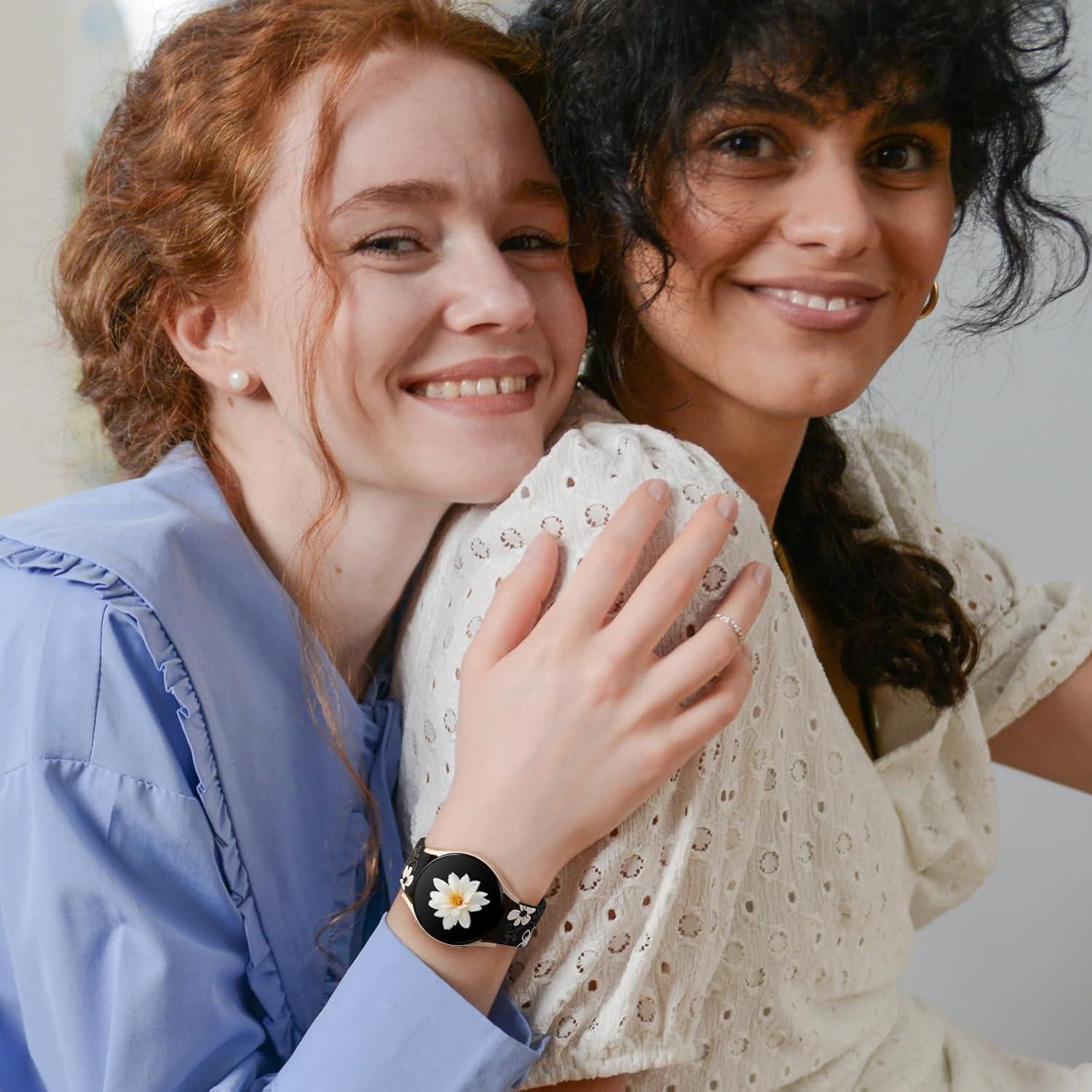 Banda Floral Witzon para Samsung Galaxy Watch 7 20mm - Accesorios Elegantes