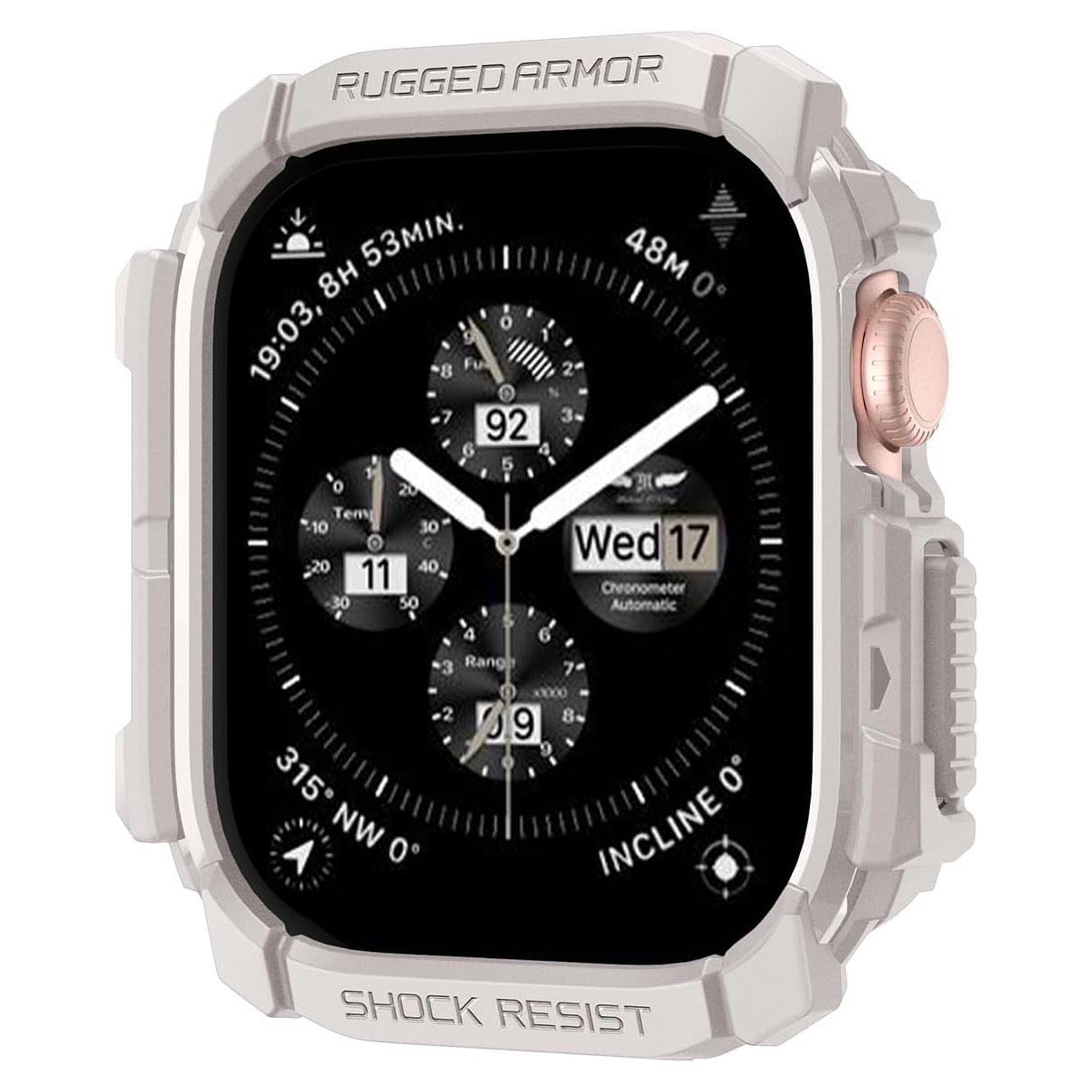 Funda Spigen Rugged Armor para Apple Watch Series 10 42mm TPU