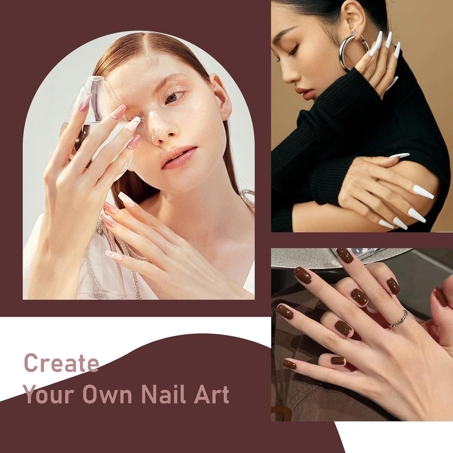 Pincel de Uñas Acrílico KEMEISI #10 Kolinsky para Manicura