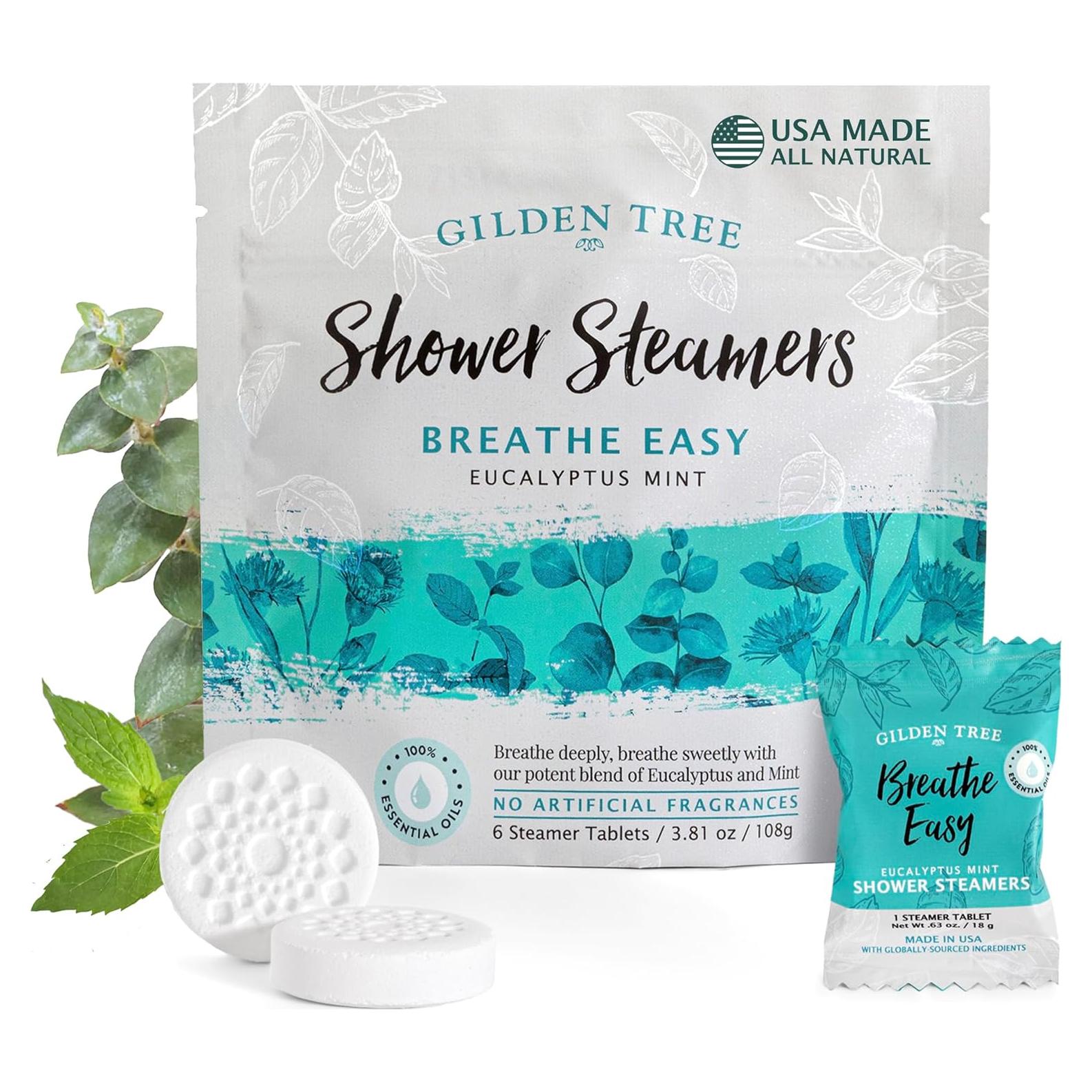 Pastillas de Vapor Gilden Tree Eucalipto Menta 100% Puro