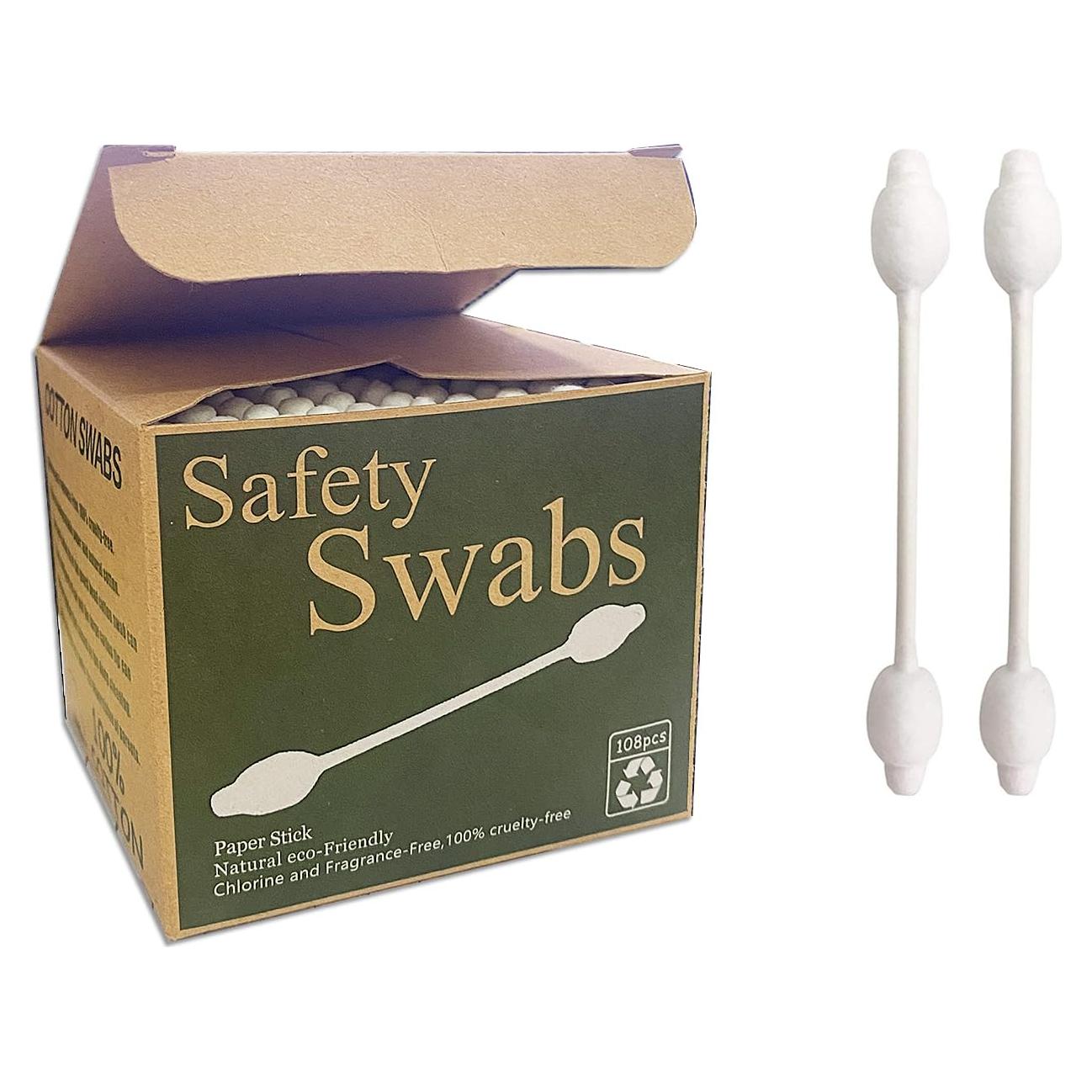 Hisopos de Algodón de Seguridad MRCMUCEZ 216 Piezas para Bebés