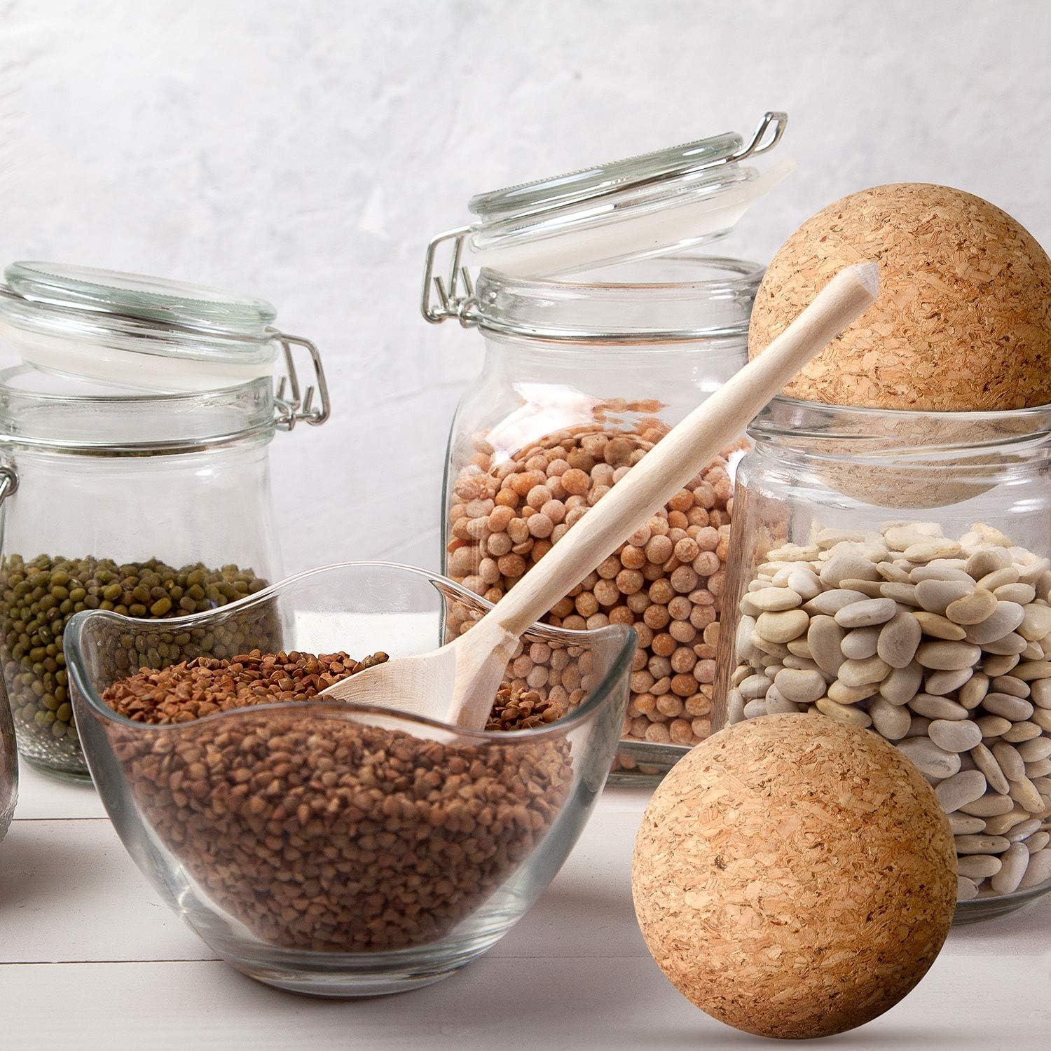 Tapones de Corcho de Madera Shappy para Vino - 2 Piezas 5.5 cm