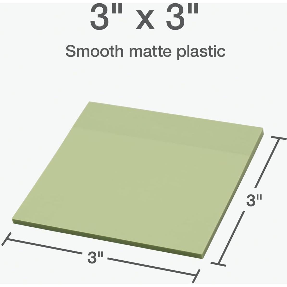 Notas Adhesivas Translucidas Redi-Tag 3" x 3" 200 Hojas