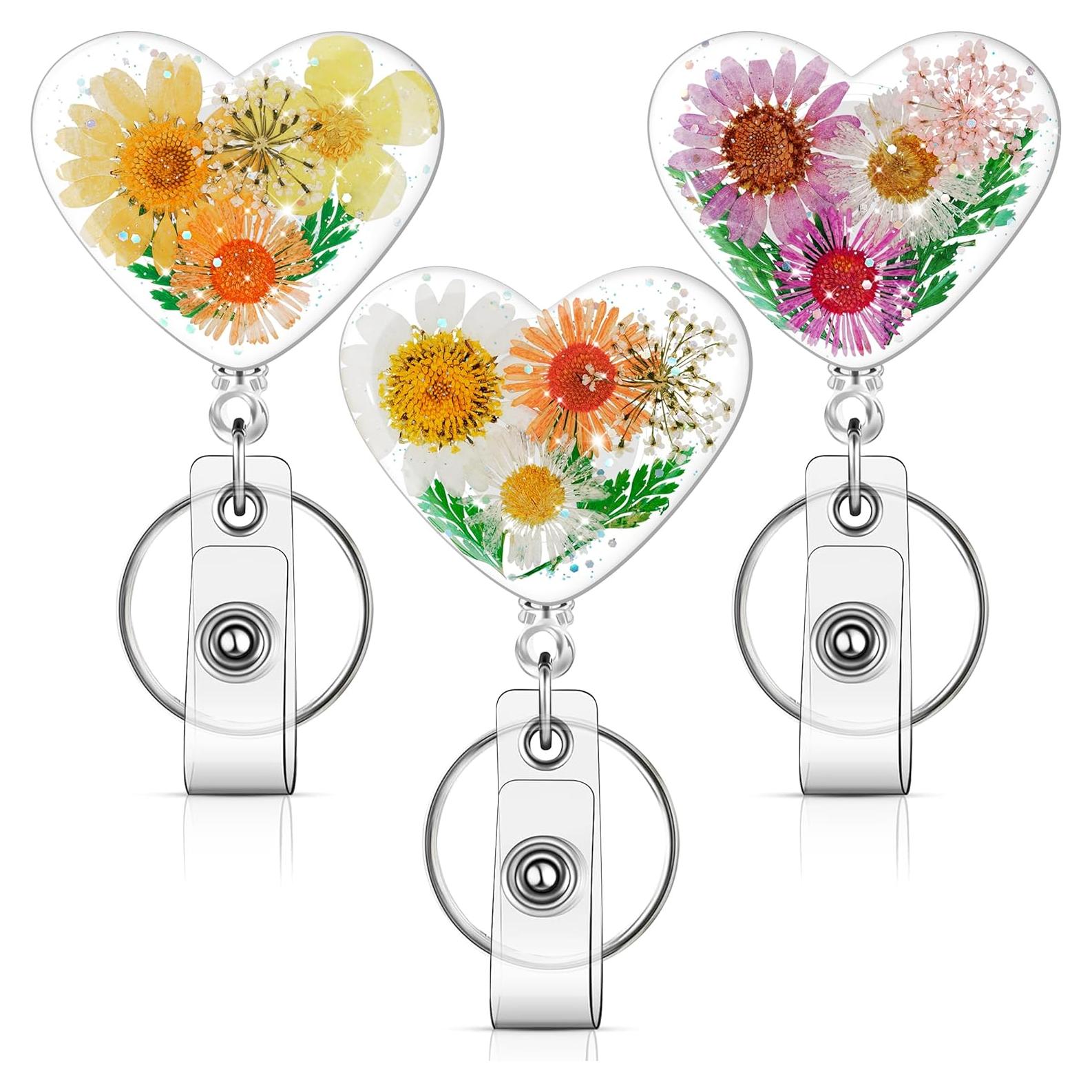 Portabotones de Flor Retráctil HLQHXWHZT - 3 Piezas Multicolor