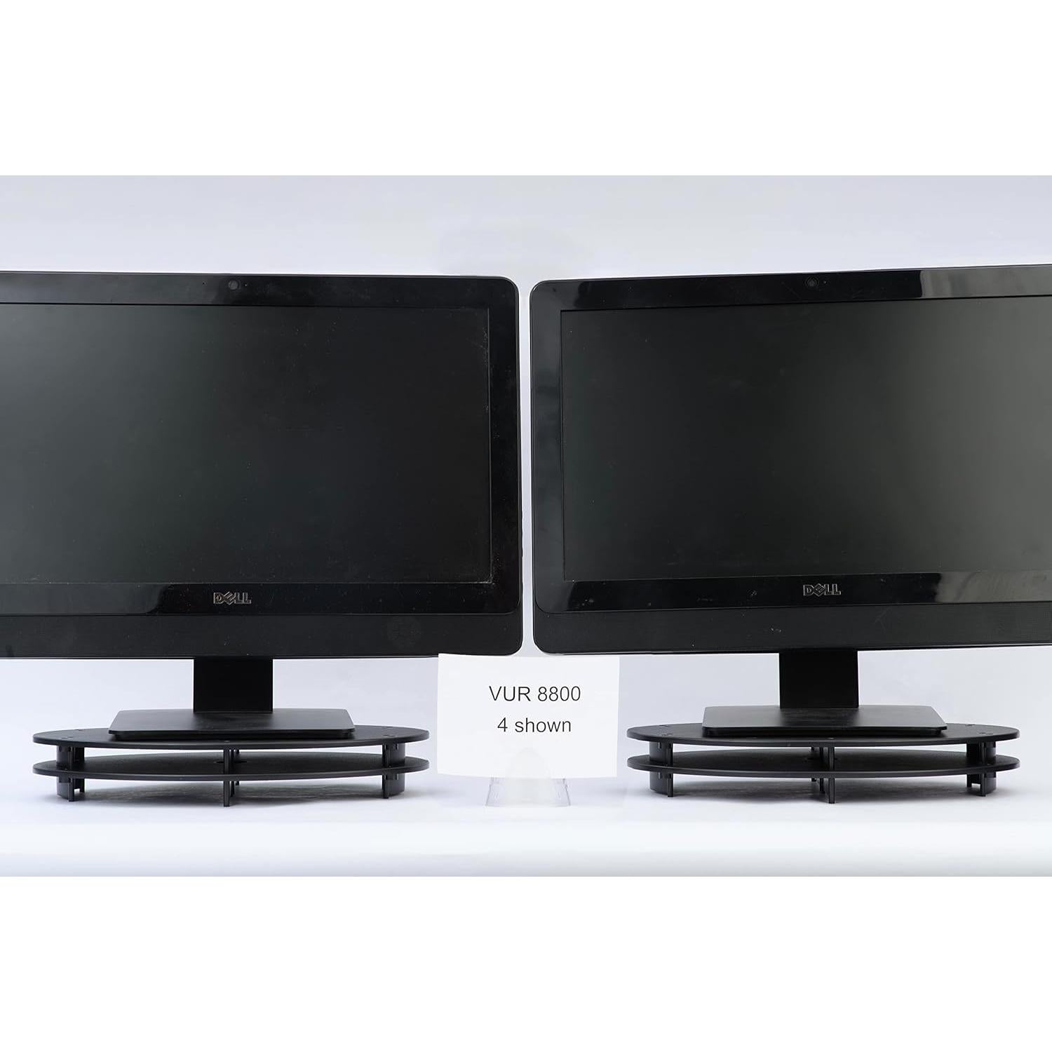 Soporte apilable para monitor VUR 8800 - Paquete de 4, negro