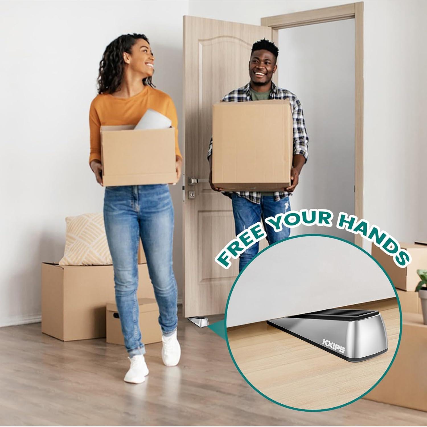 2 Cuñas de Puerta KXIPB de Zinc Bronce - Alta Resistencia