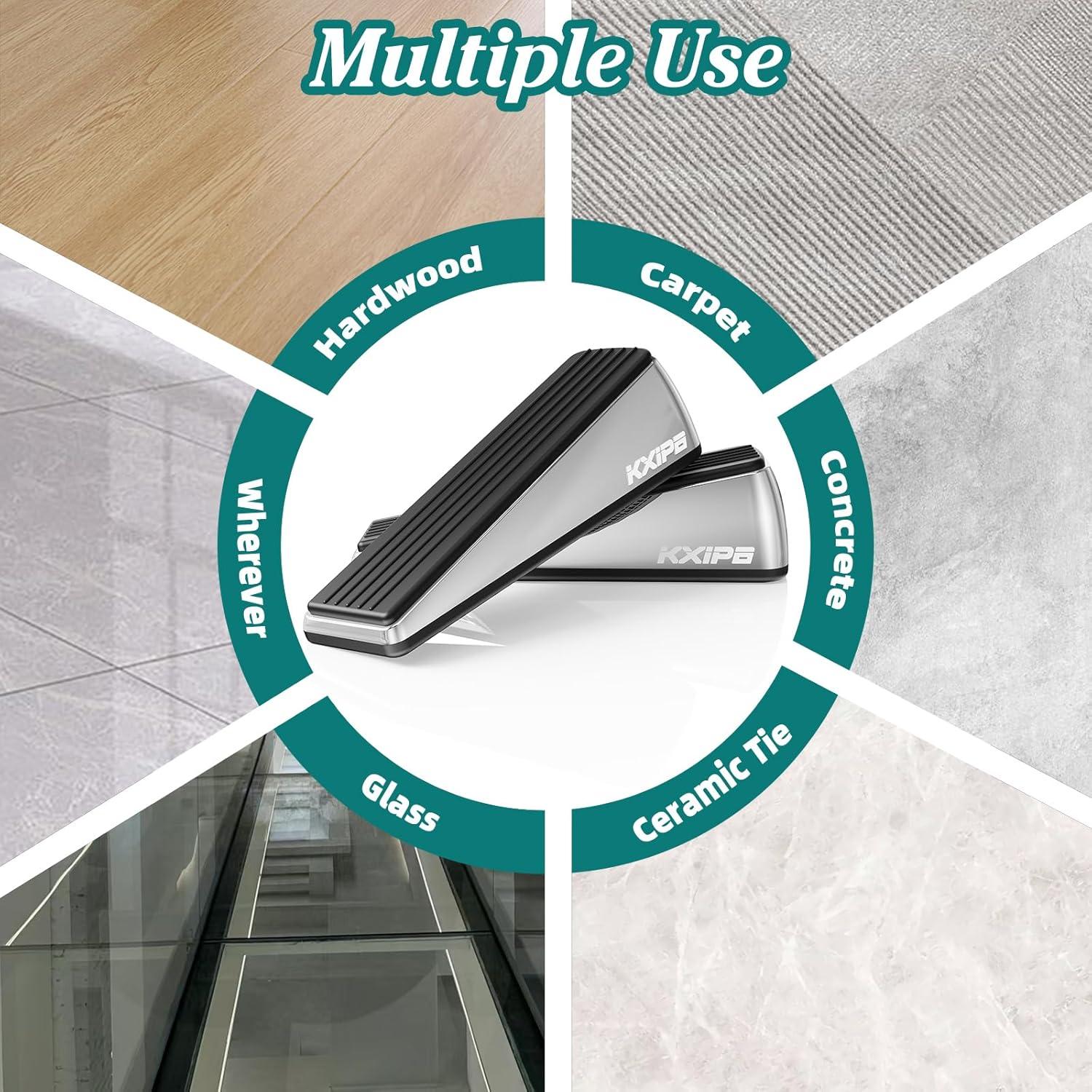 2 Cuñas de Puerta KXIPB de Zinc Bronce - Alta Resistencia