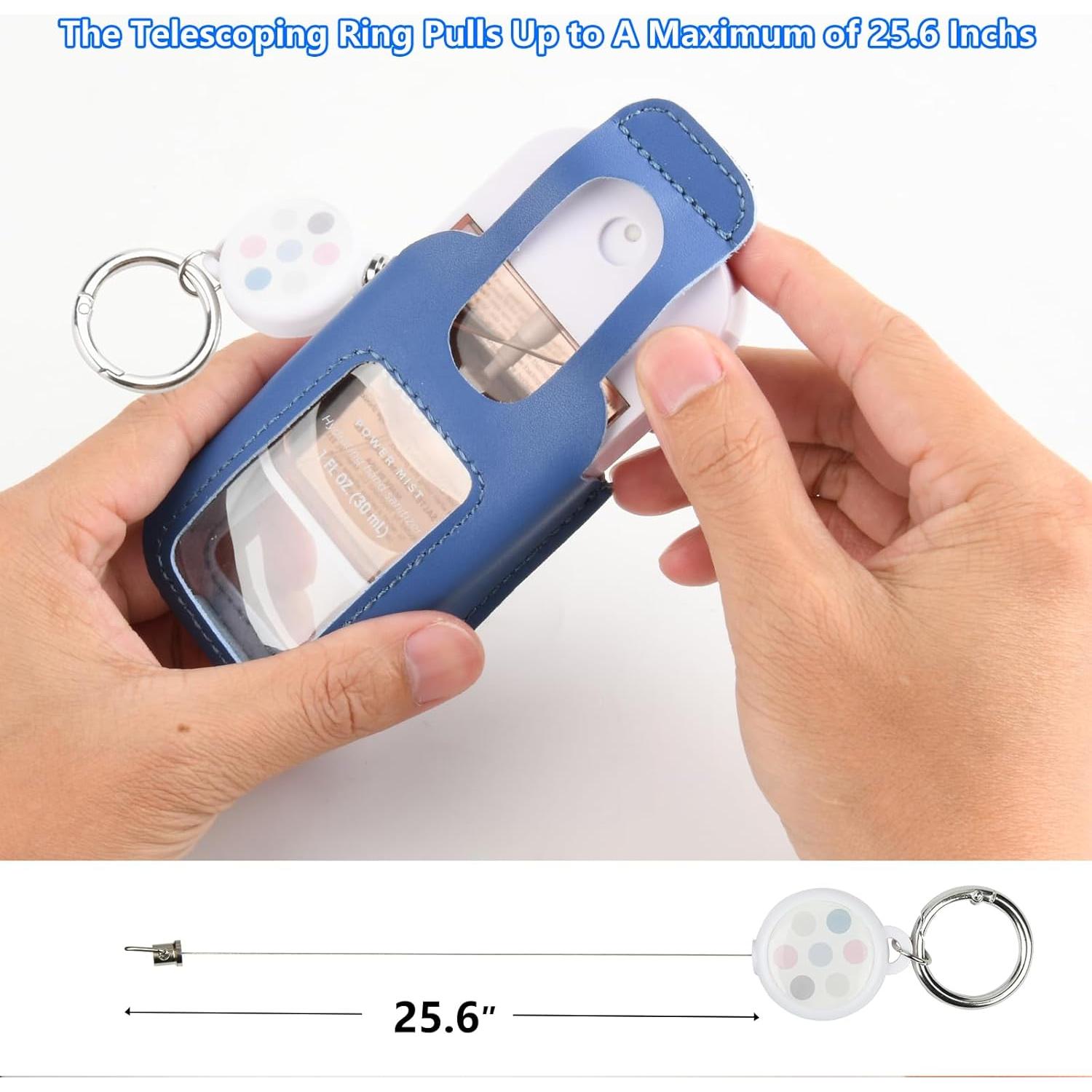 Funda de PU Beautyflier para Spray Desinfectante 30ml Azul