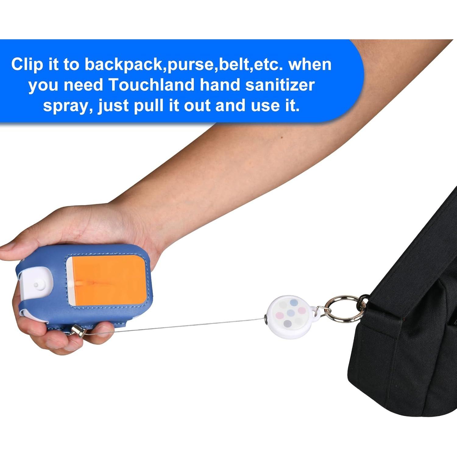 Funda de PU Beautyflier para Spray Desinfectante 30ml Azul