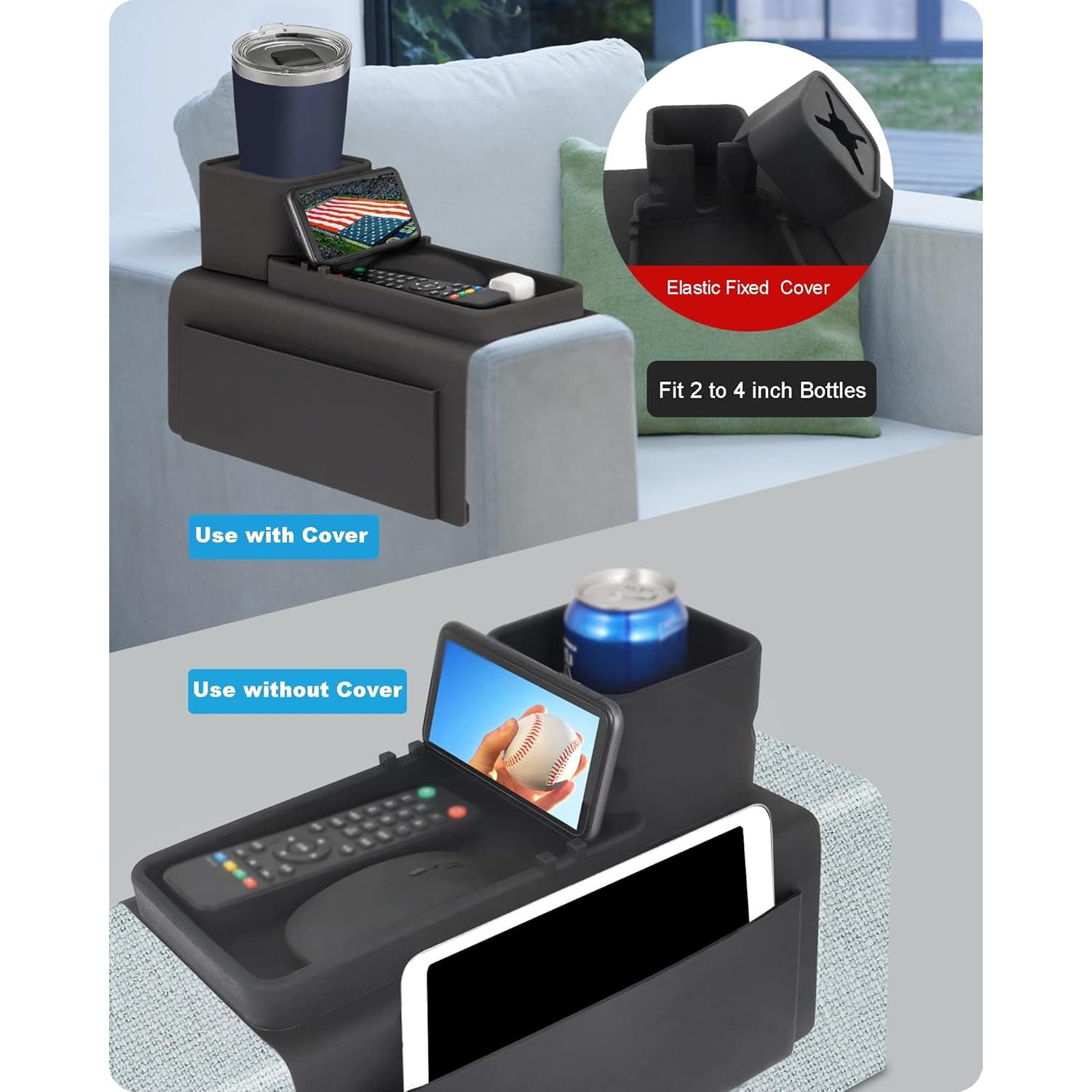 Soporte para Taza de Sofá VIENFUT de Silicona Antideslizante