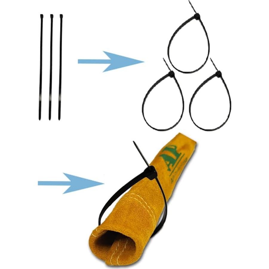 Cubierta de Cable de Soldadura AllyProtect 3.5m Cuero Resistente