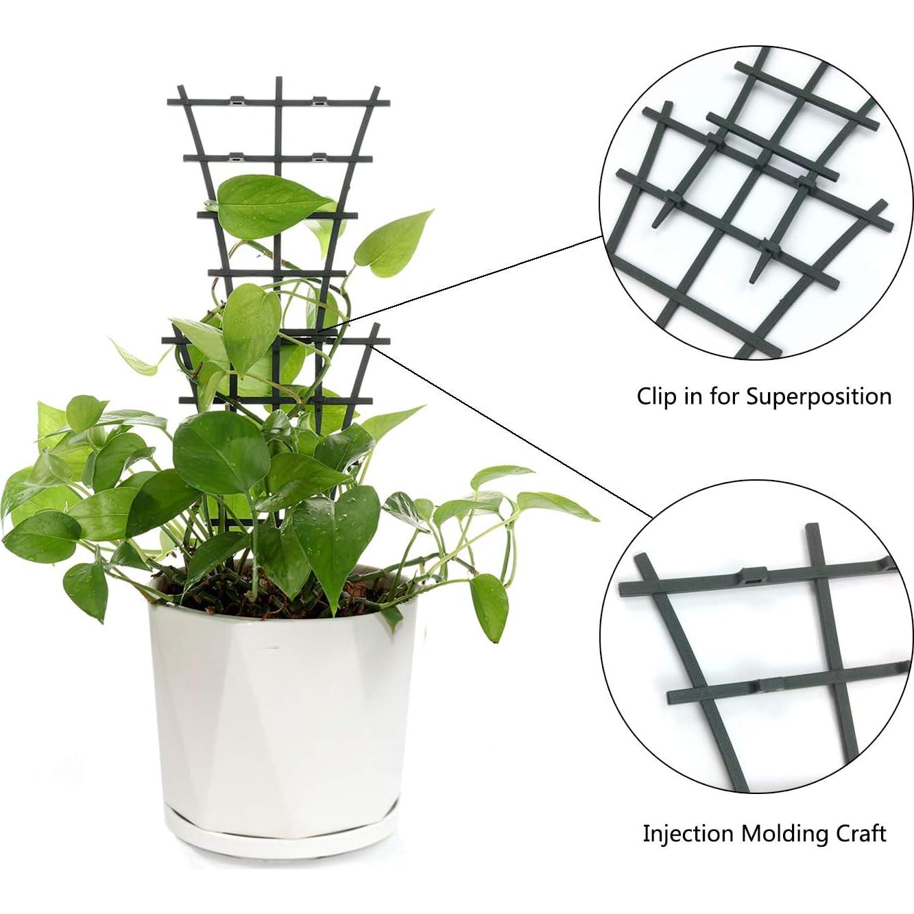 Mini Enrejado de Jardín Feitore para Plantas Trepadoras 4 Pcs