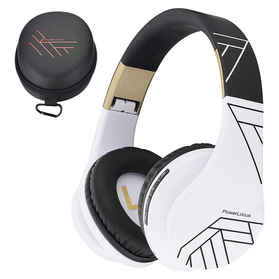 Auriculares Bluetooth PowerLocus P2 Inalámbricos 15h Negro/Blanco