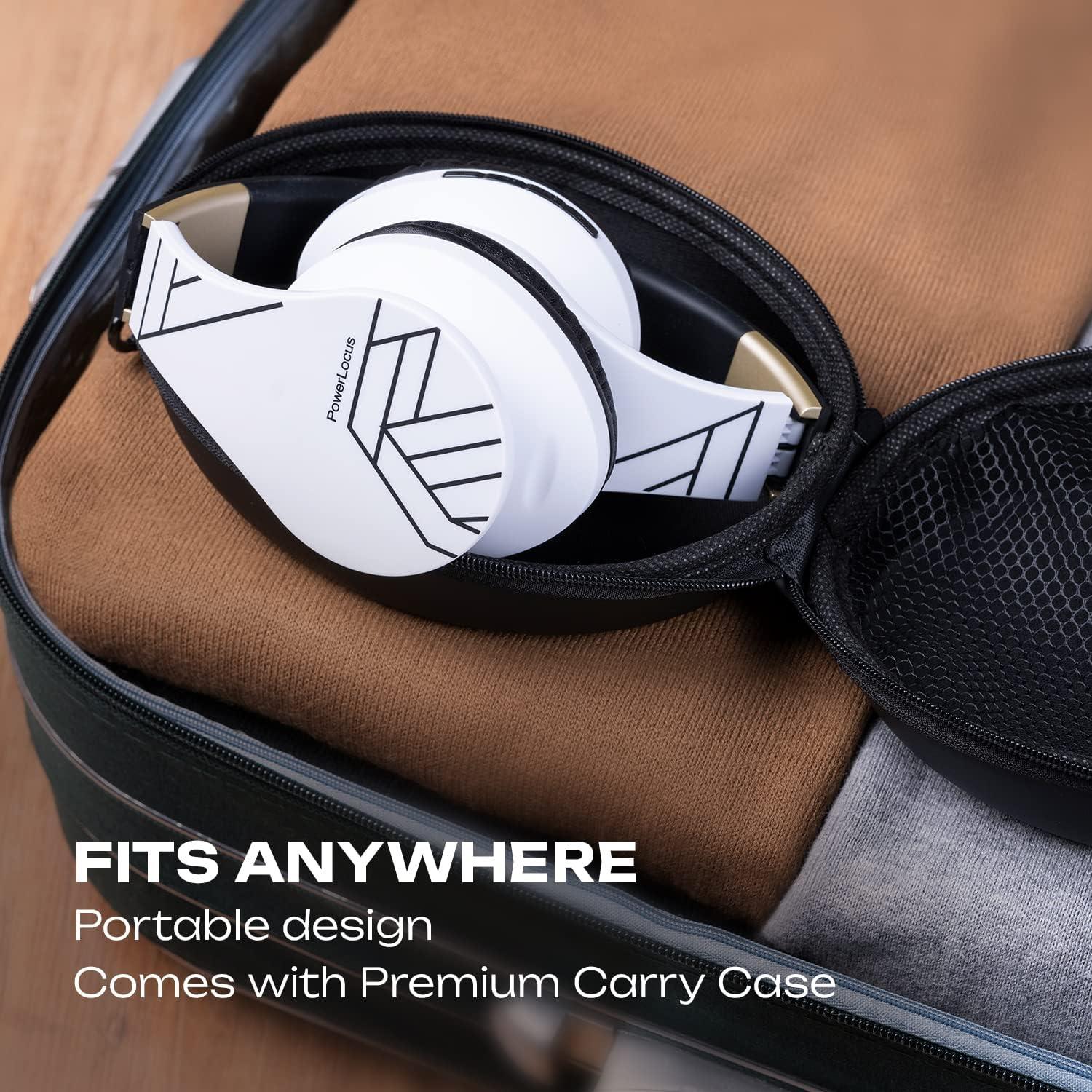 Auriculares Bluetooth PowerLocus P2 Inalámbricos 15h Negro/Blanco