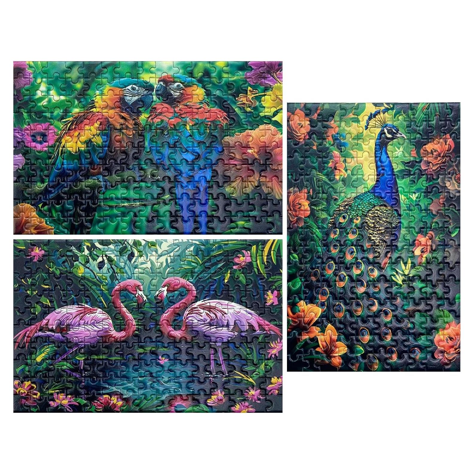 Mini Rompecabezas HENGCHI 150 Piezas Serie de Animales 15.24x10.16cm