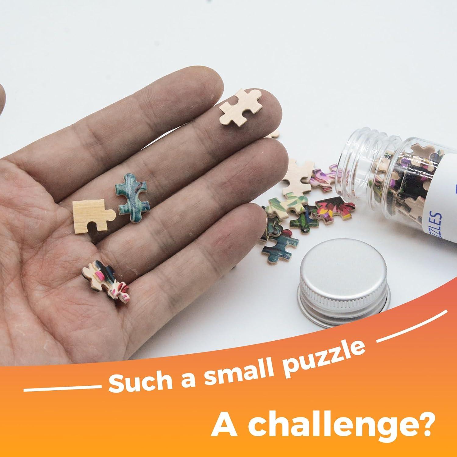 Mini Rompecabezas HENGCHI 150 Piezas Serie de Animales 15.24x10.16cm