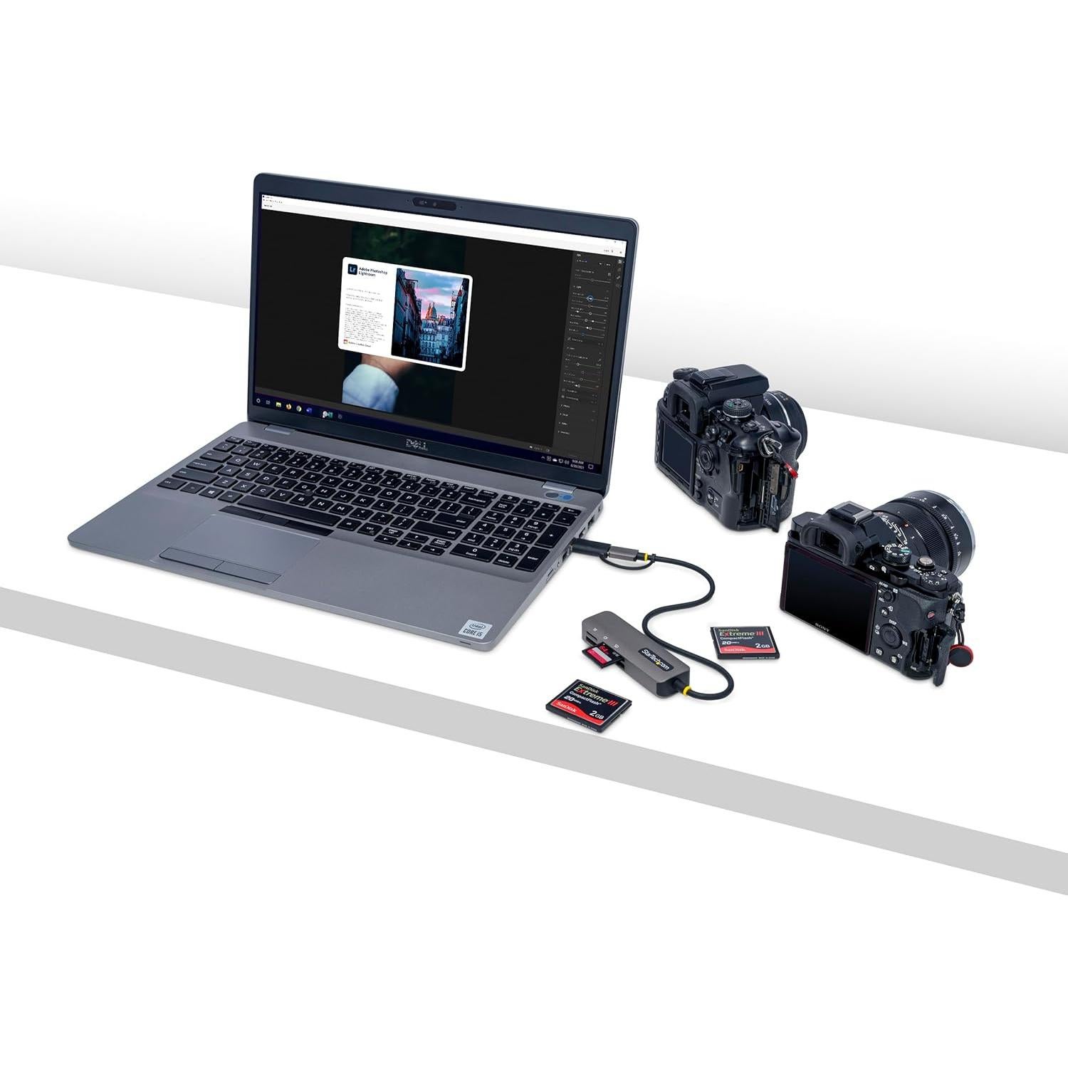 Lector de Tarjetas USB 3.0 StarTech FCREADMICRO3V2 SD/microSD/CF