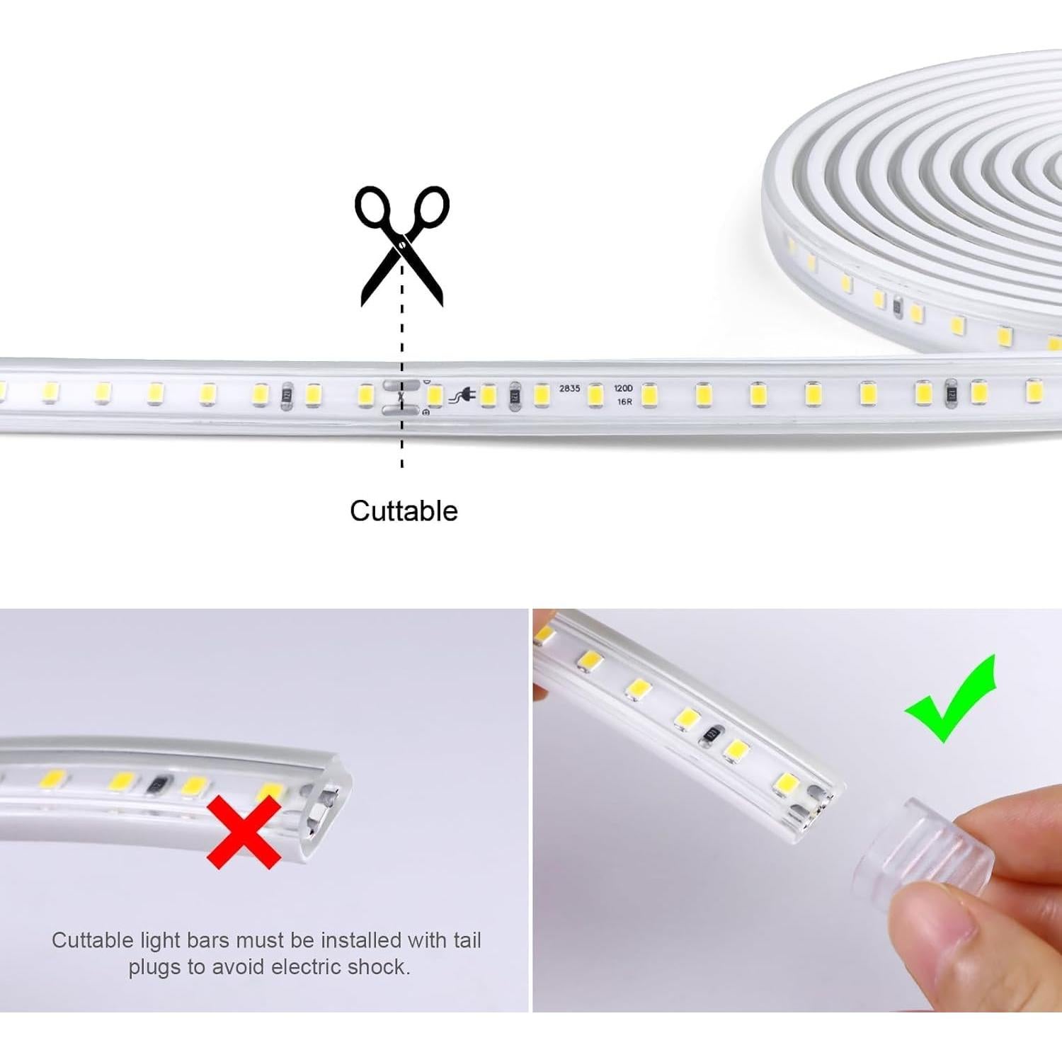 Tira LED 240 LEDs 6500K Tlinkosta 2m Impermeable
