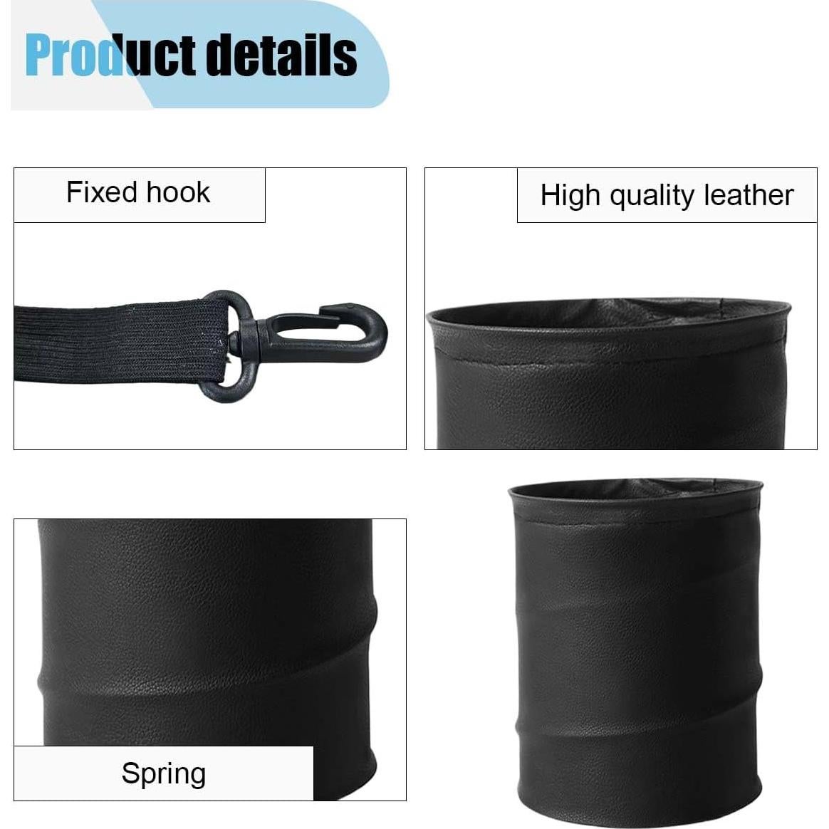 Basurero Plegable para Auto LHDOS - Impermeable 20x16 cm