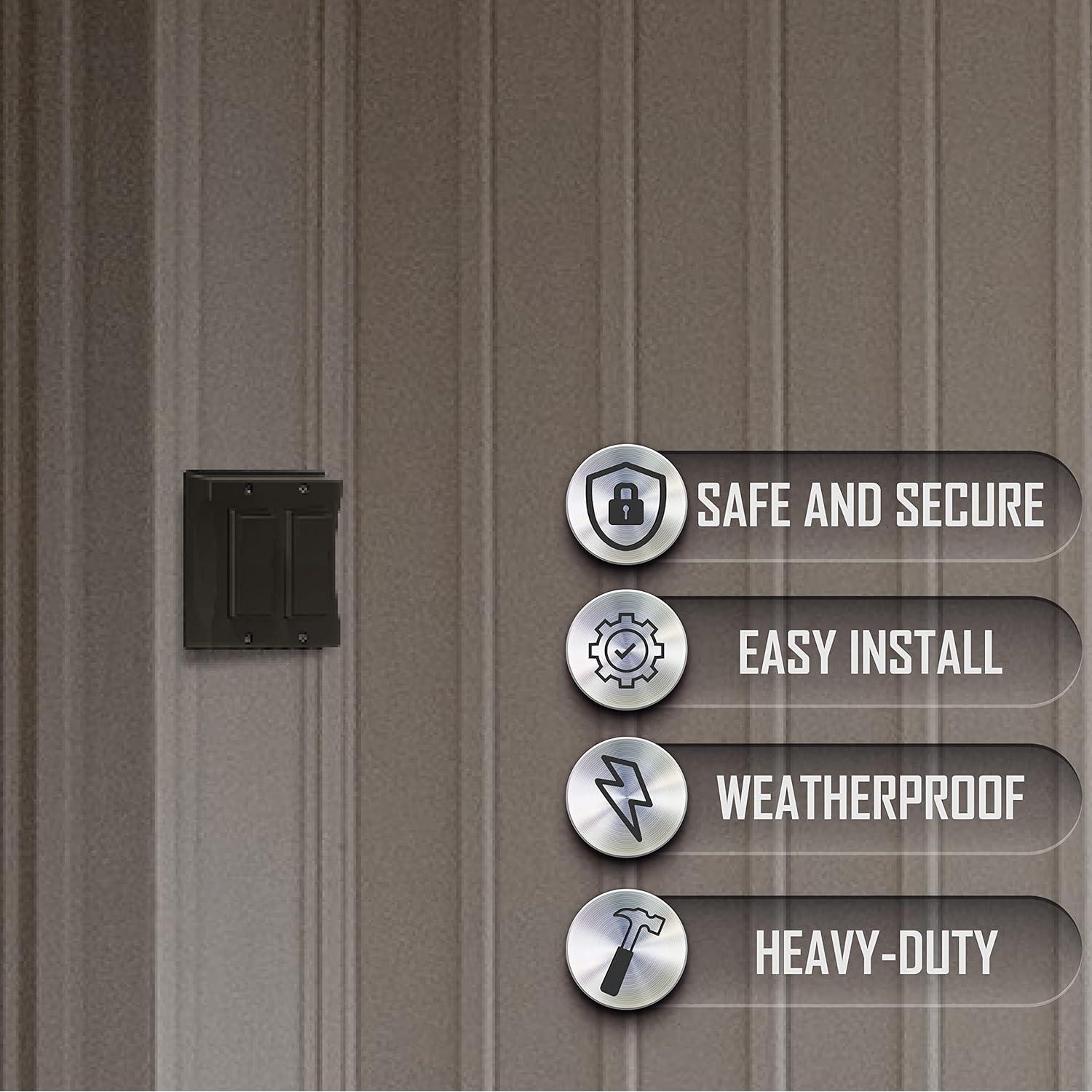 Cubierta de Interruptor Decorador Hubbell TayMac 2 Gang Bronce