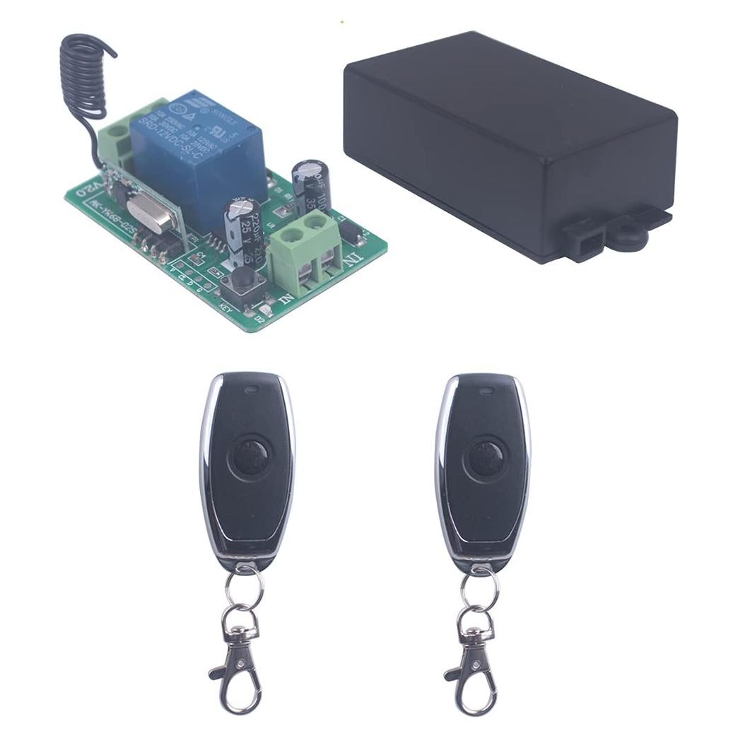 Relé Inalámbrico 12V 10A Mangood Control Remoto 433MHz