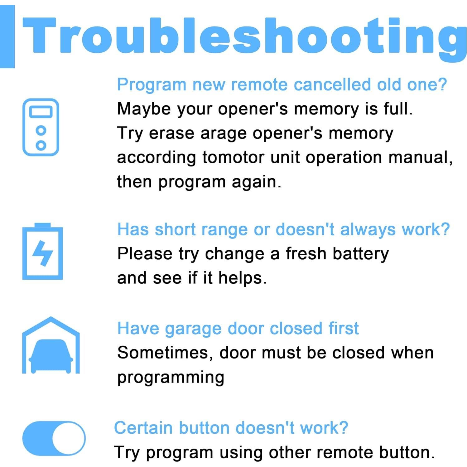 Control Remoto para Puerta de Garaje LiftMaster 371LM 373LM