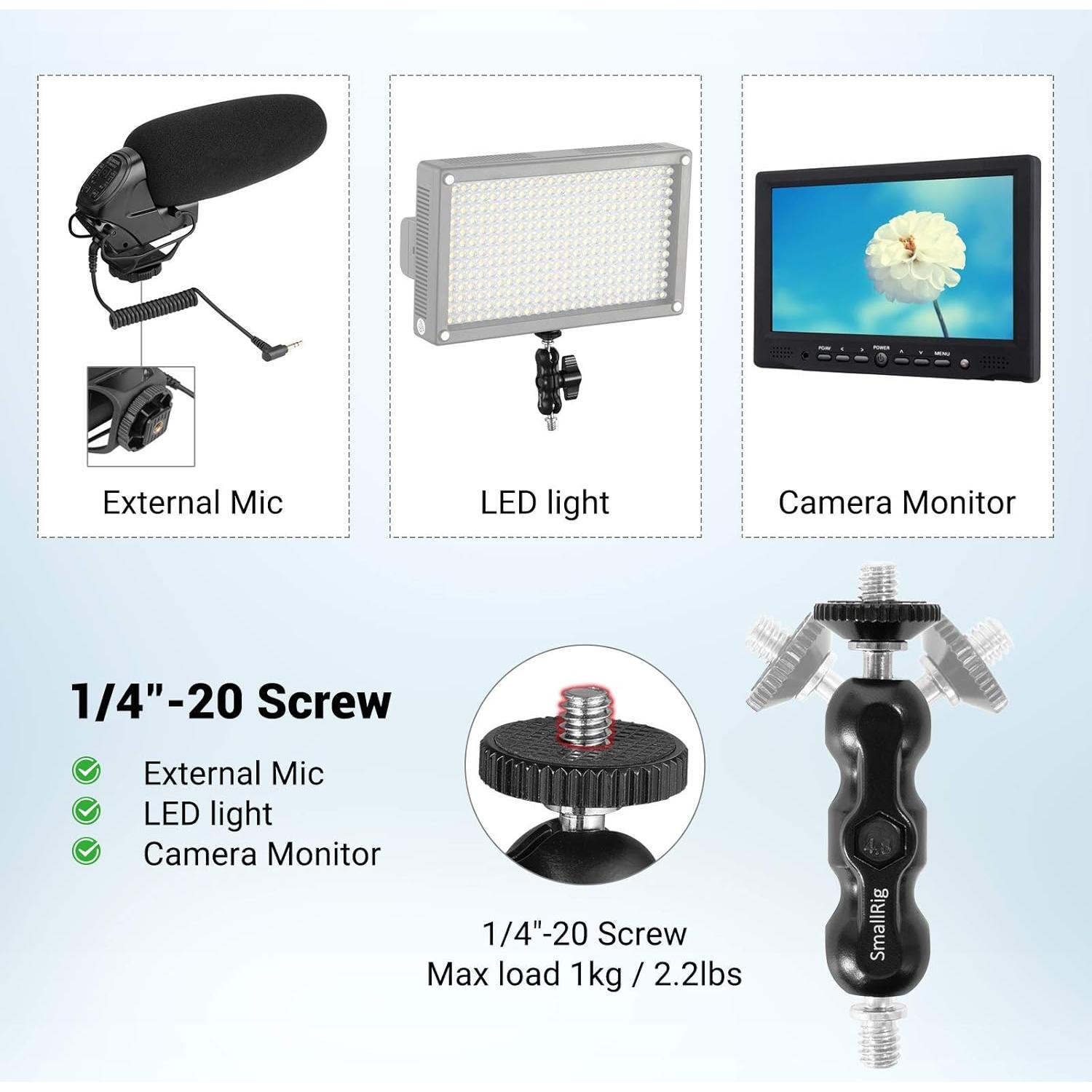 Brazo Mágico Universal SmallRig 2158 con Cabeza Esférica