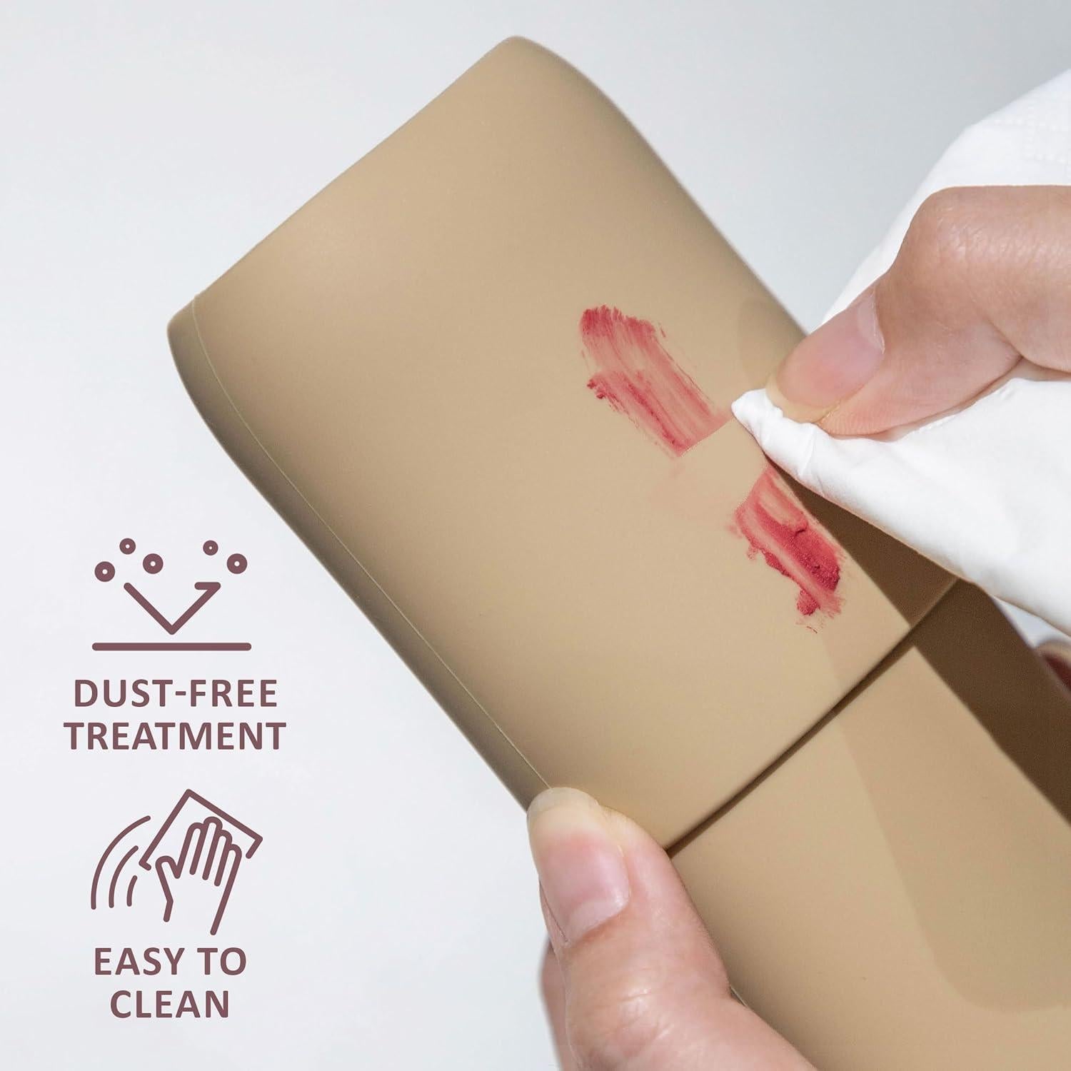 Soporte de Brochas de Maquillaje Zoka Rosa - Estuche Impermeable