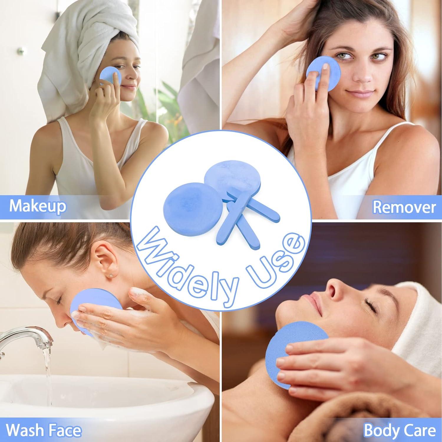 120 Esponjas Faciales Comprimidas Luxiv Multiusos para Limpieza