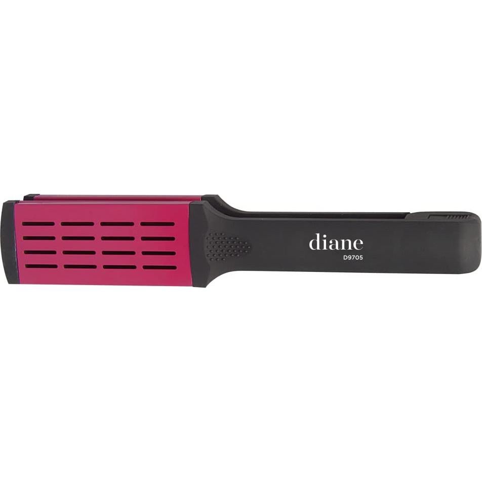 Cepillo Alisador Cerámico Diane 2-en-1 para Cabello Grueso