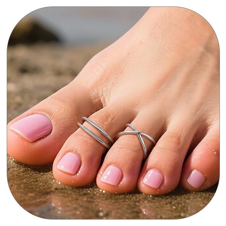 Anillos de Dedo Ajustables Prosilver de Plata Esterlina 925