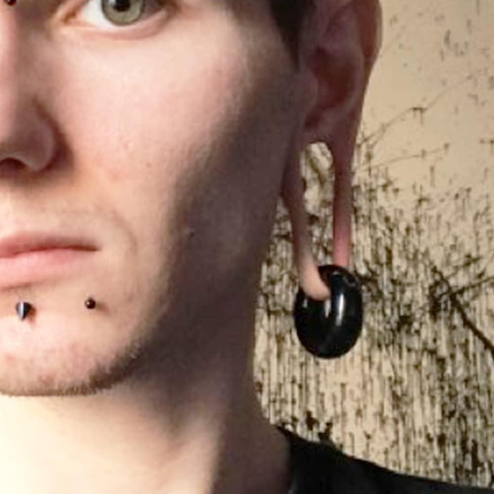 Pesas para Orejas LADEMAYH 2Pcs Acero Inoxidable 40g