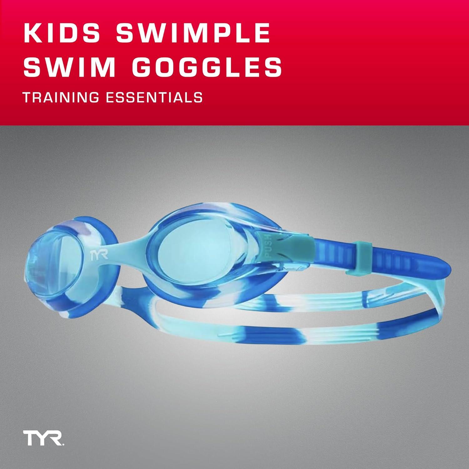 Gafas de natación TYR Swimple para niños 3-12 años