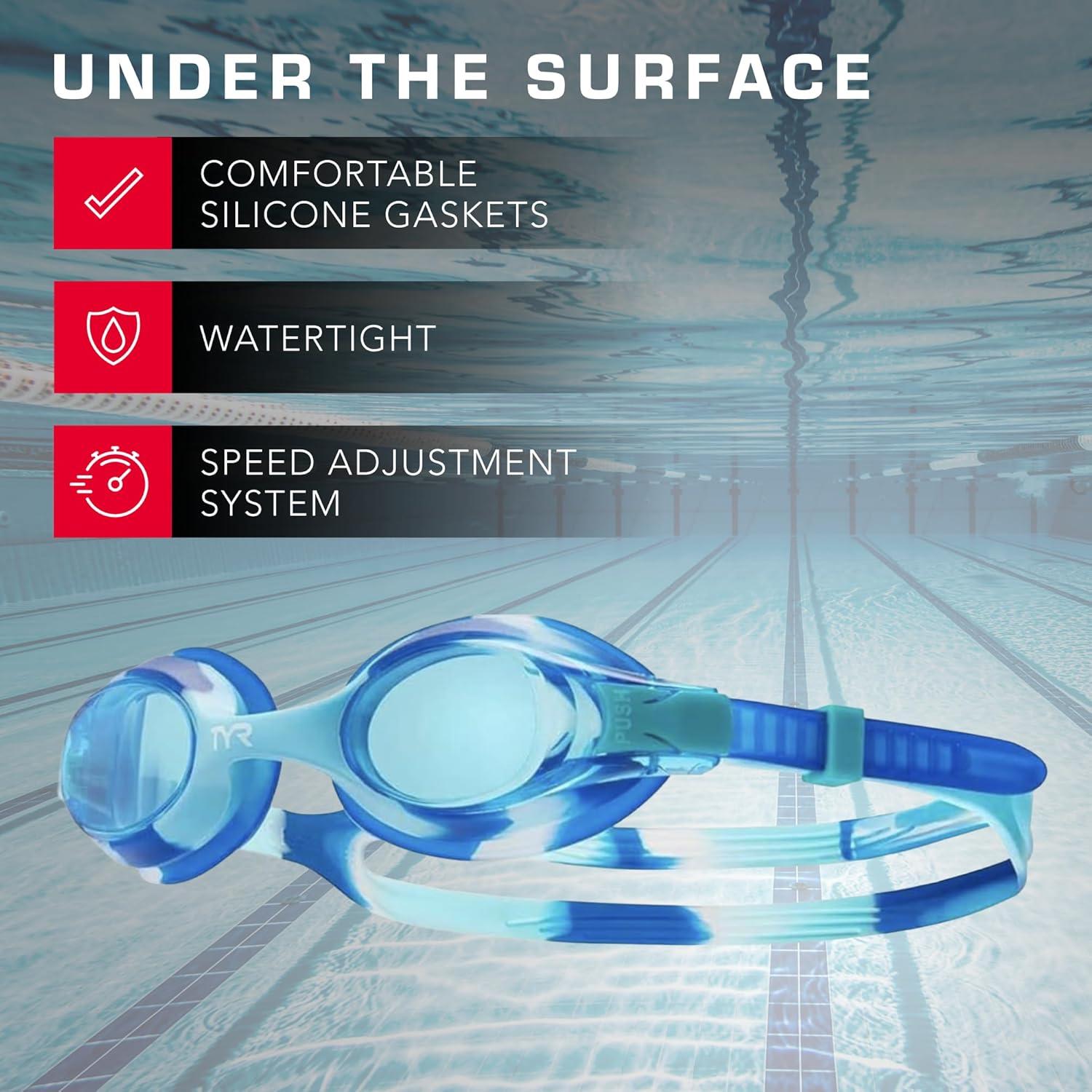 Gafas de natación TYR Swimple para niños 3-12 años