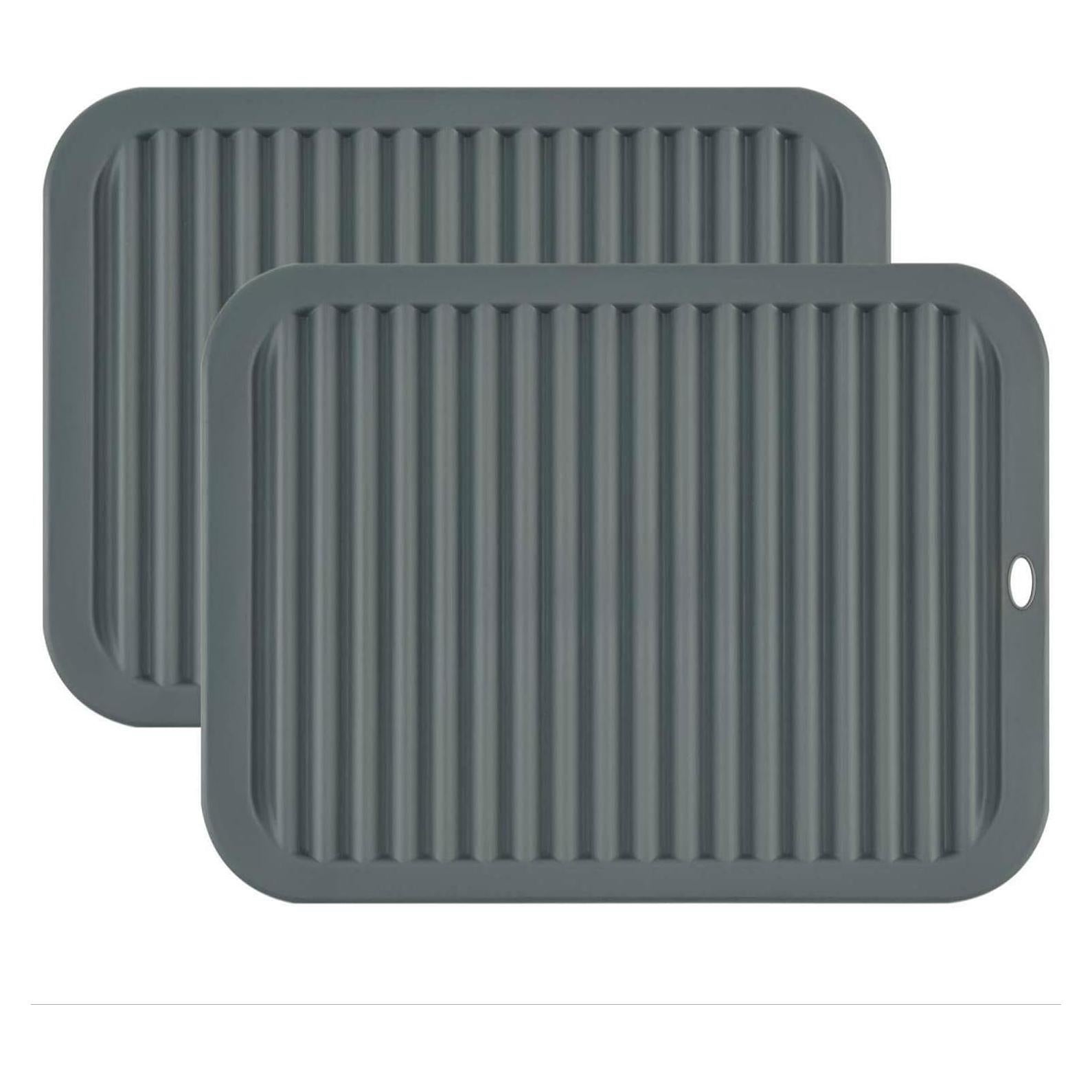 Trivetes de Silicona Smithcraft - Juego de 2 Gris Oscuro 22.86x30.48 cm