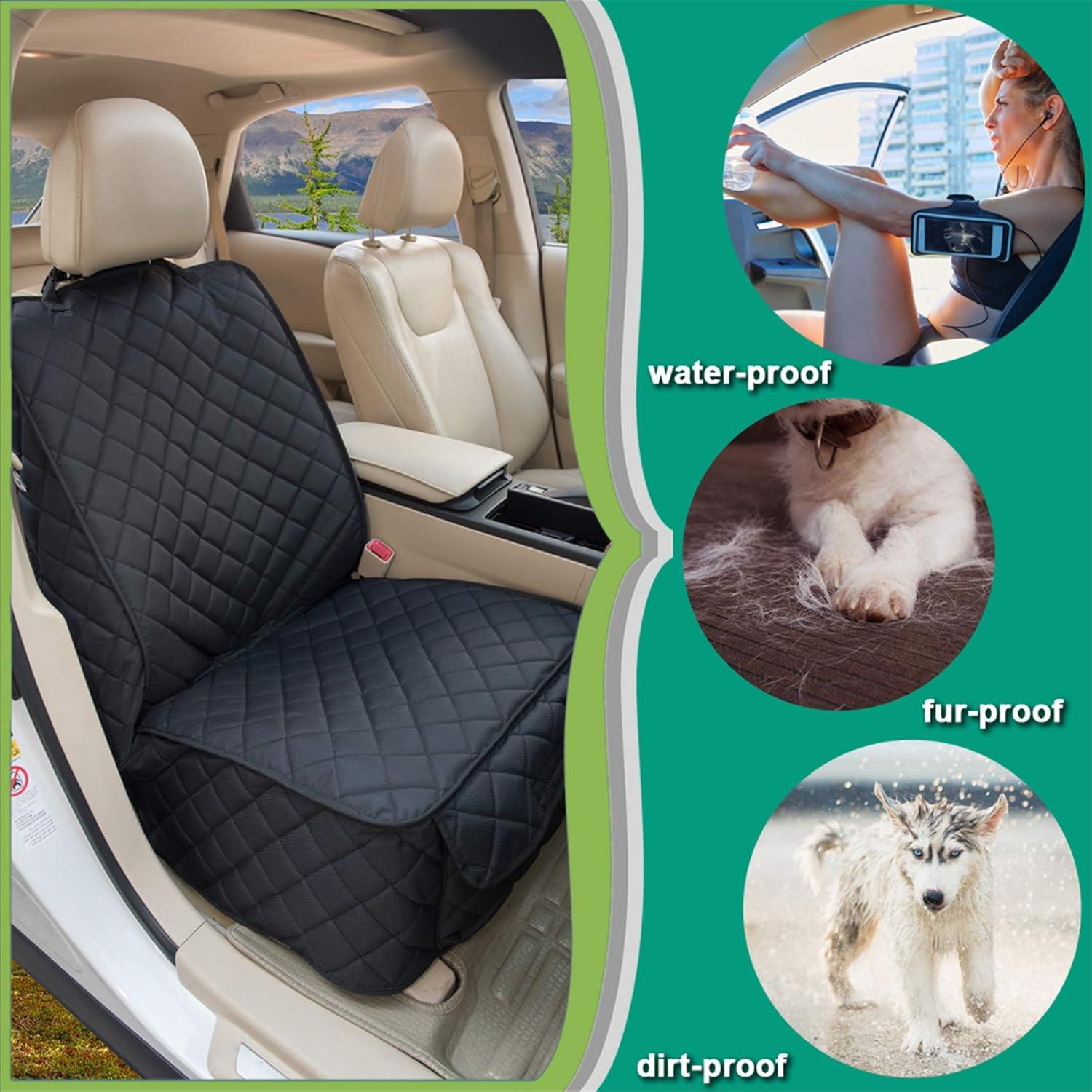Funda de Asiento Delantero Impermeable HAPYFOST para Perros
