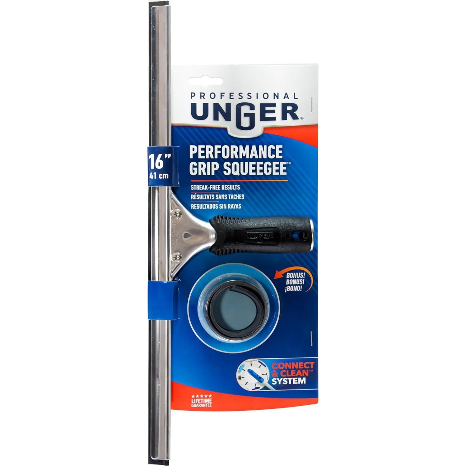 Limpiaparabrisas Unger 40.64 cm con Goma de Repuesto Profesional