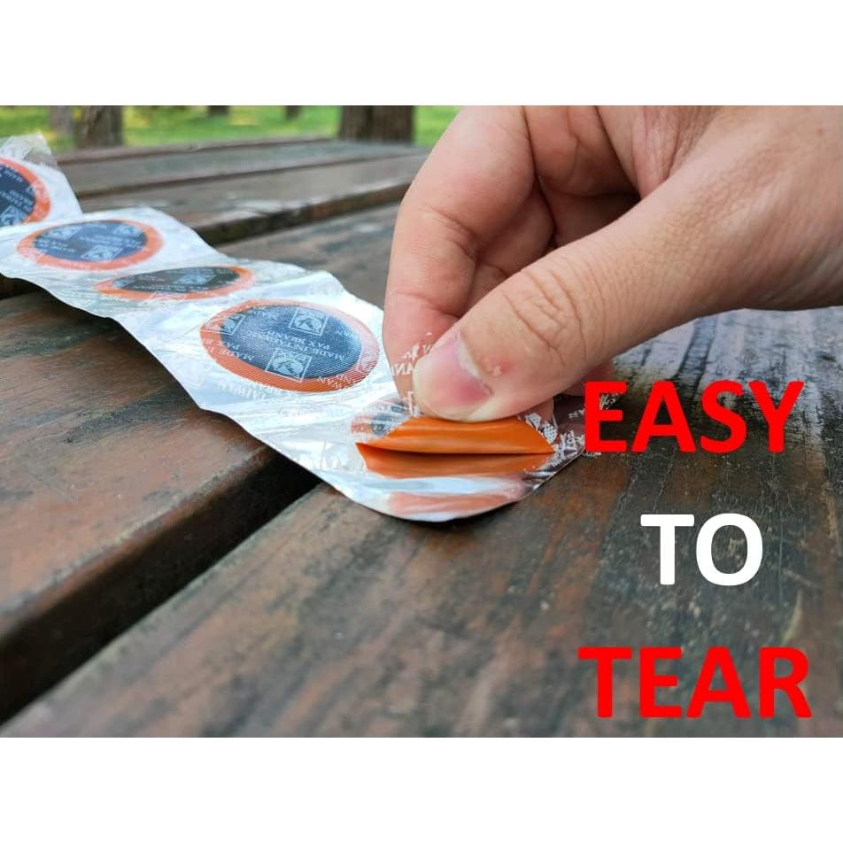 Parches de Tubo Interior PAX 42mm - 48 Pcs para Neumáticos