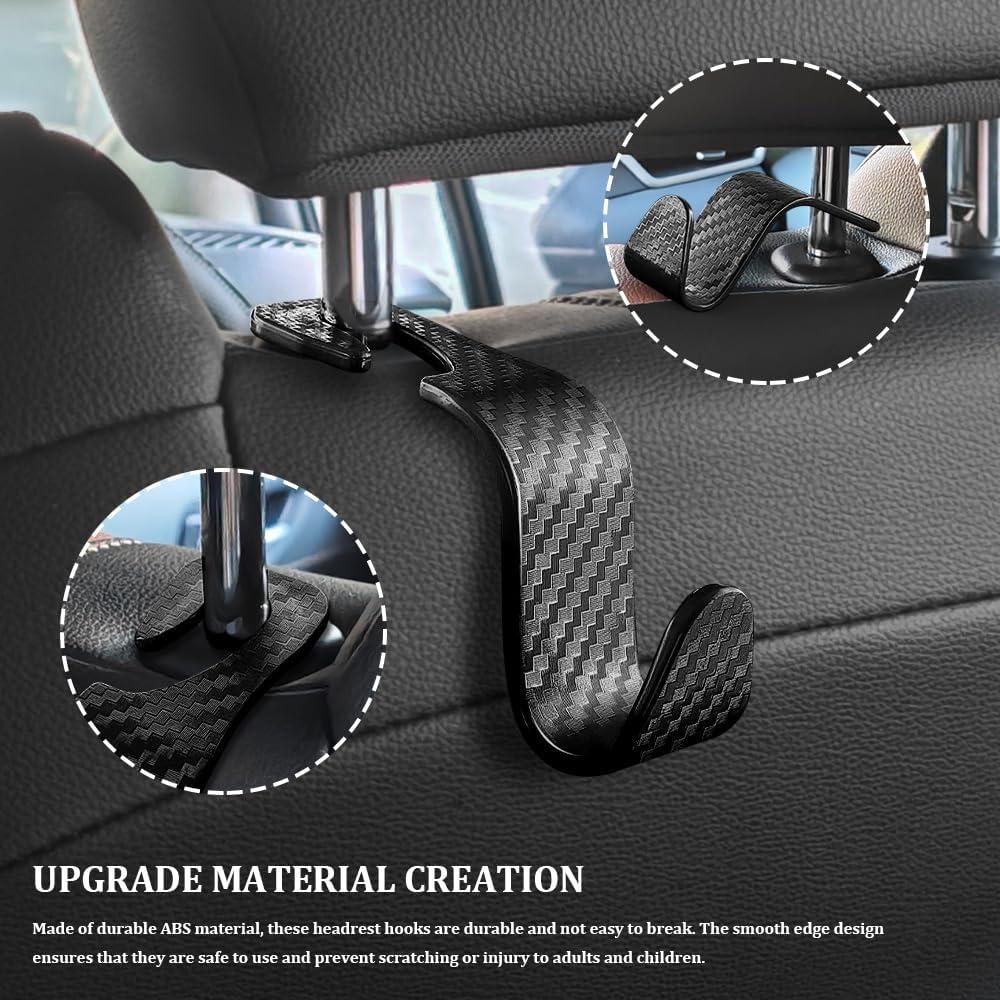 Gancho para Reposacabezas de Coche QZTYTY - Soporta 20.41 kg