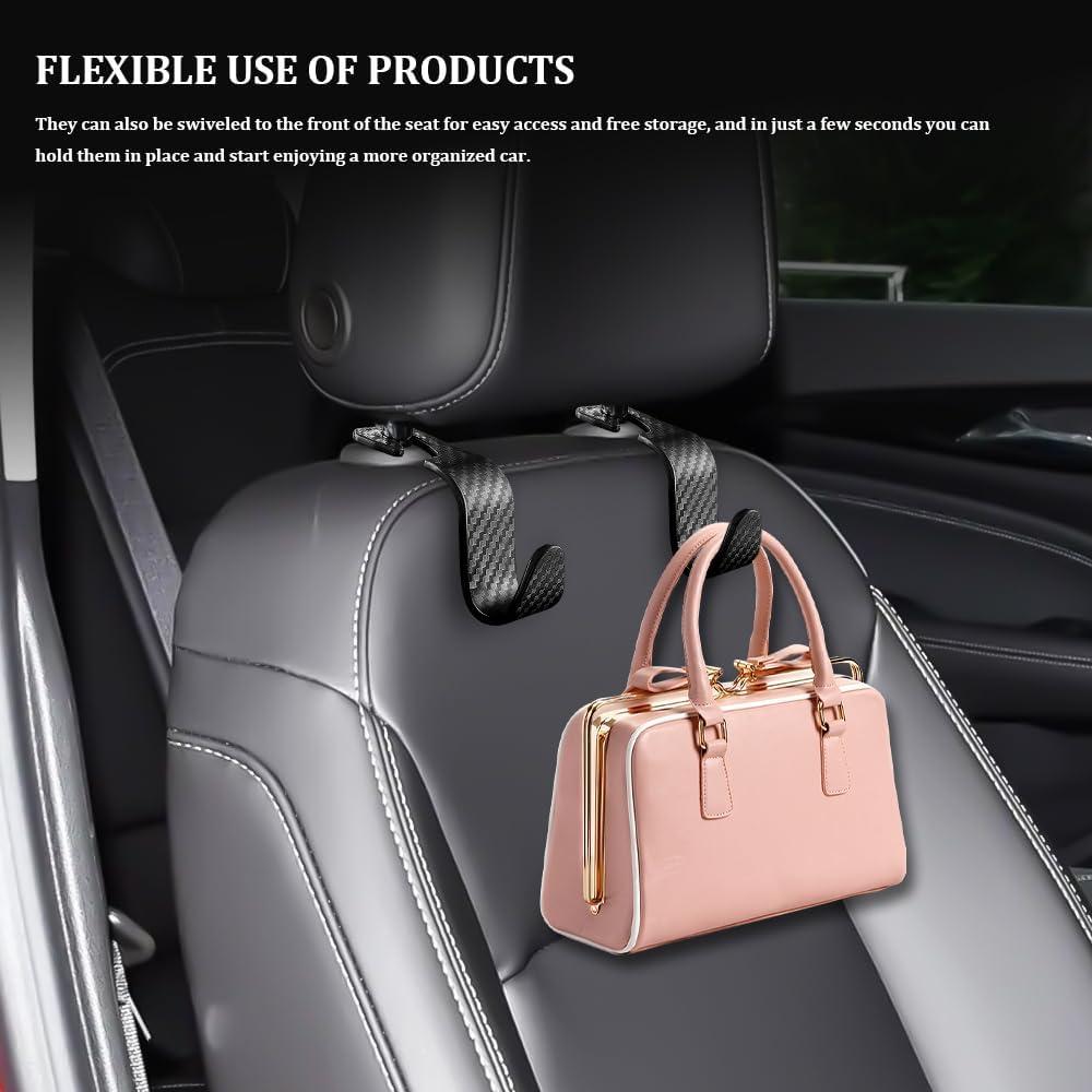 Gancho para Reposacabezas de Coche QZTYTY - Soporta 20.41 kg