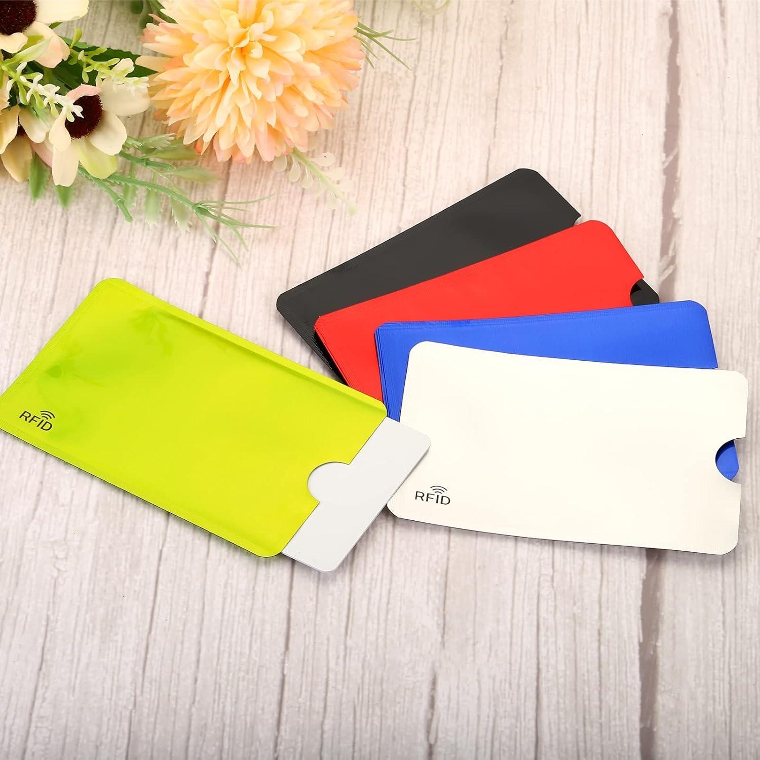 Fundas bloqueadoras RFID PATIKIL 10 Pcs Aluminio Negro