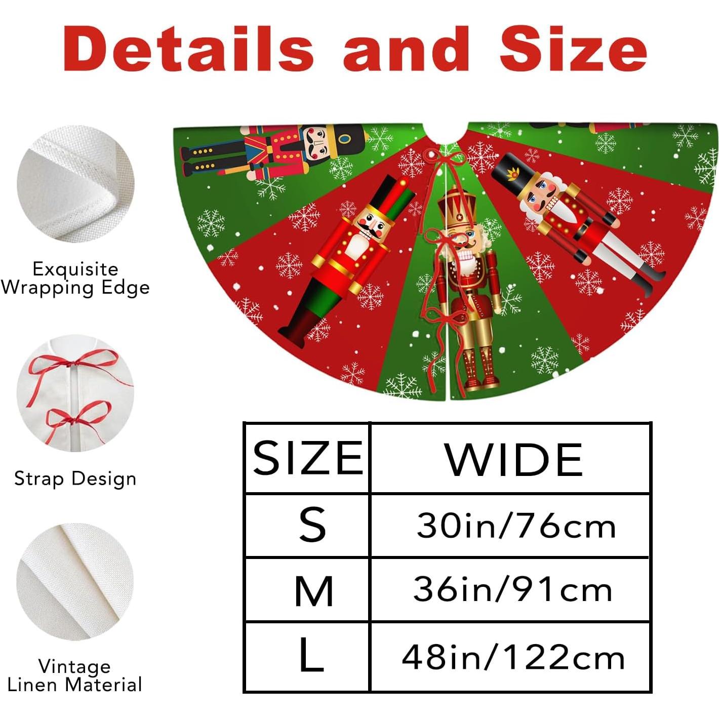 Funda de Árbol de Navidad Xemitoro 90 cm Cascanueces Decorativa