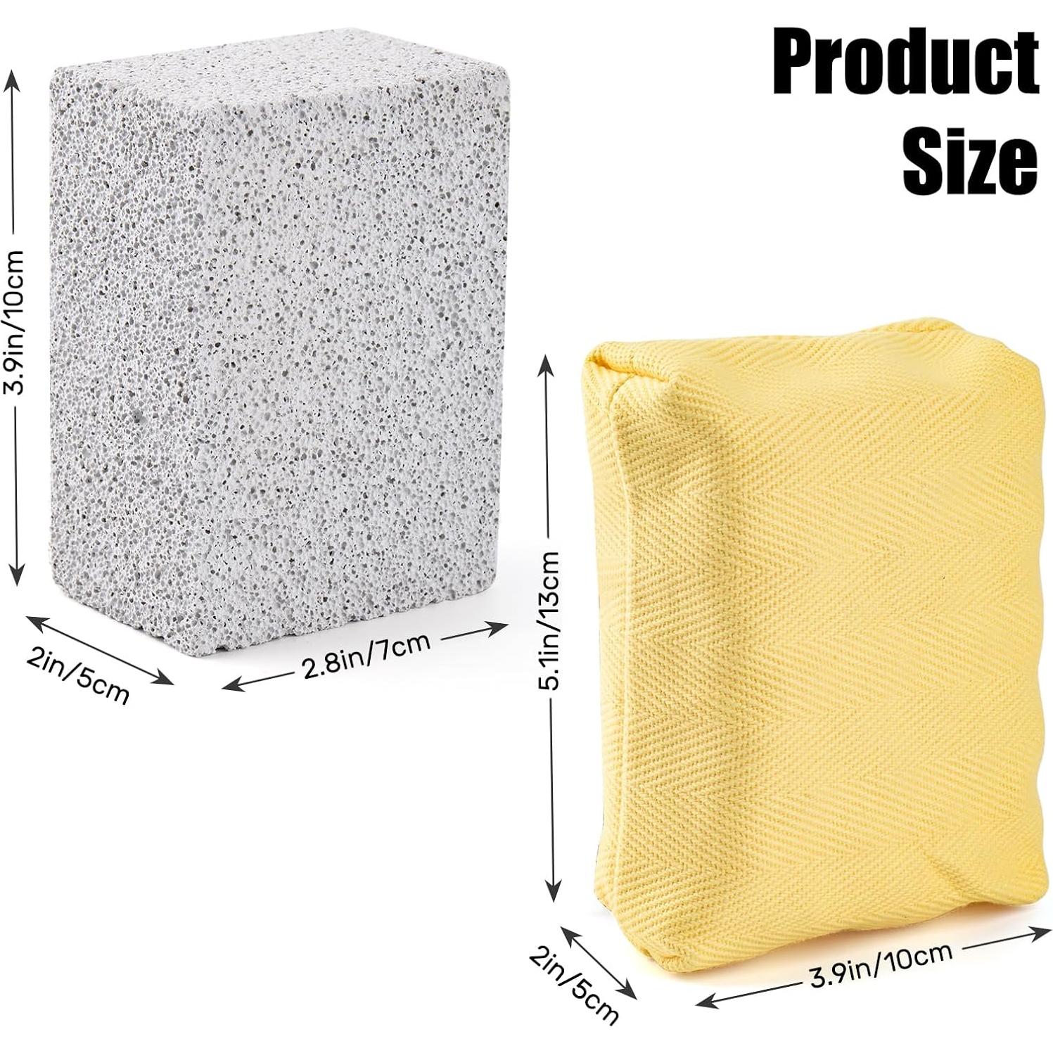 Cepillo de Limpieza para Parrilla Kitwanda con Bloque de Piedra